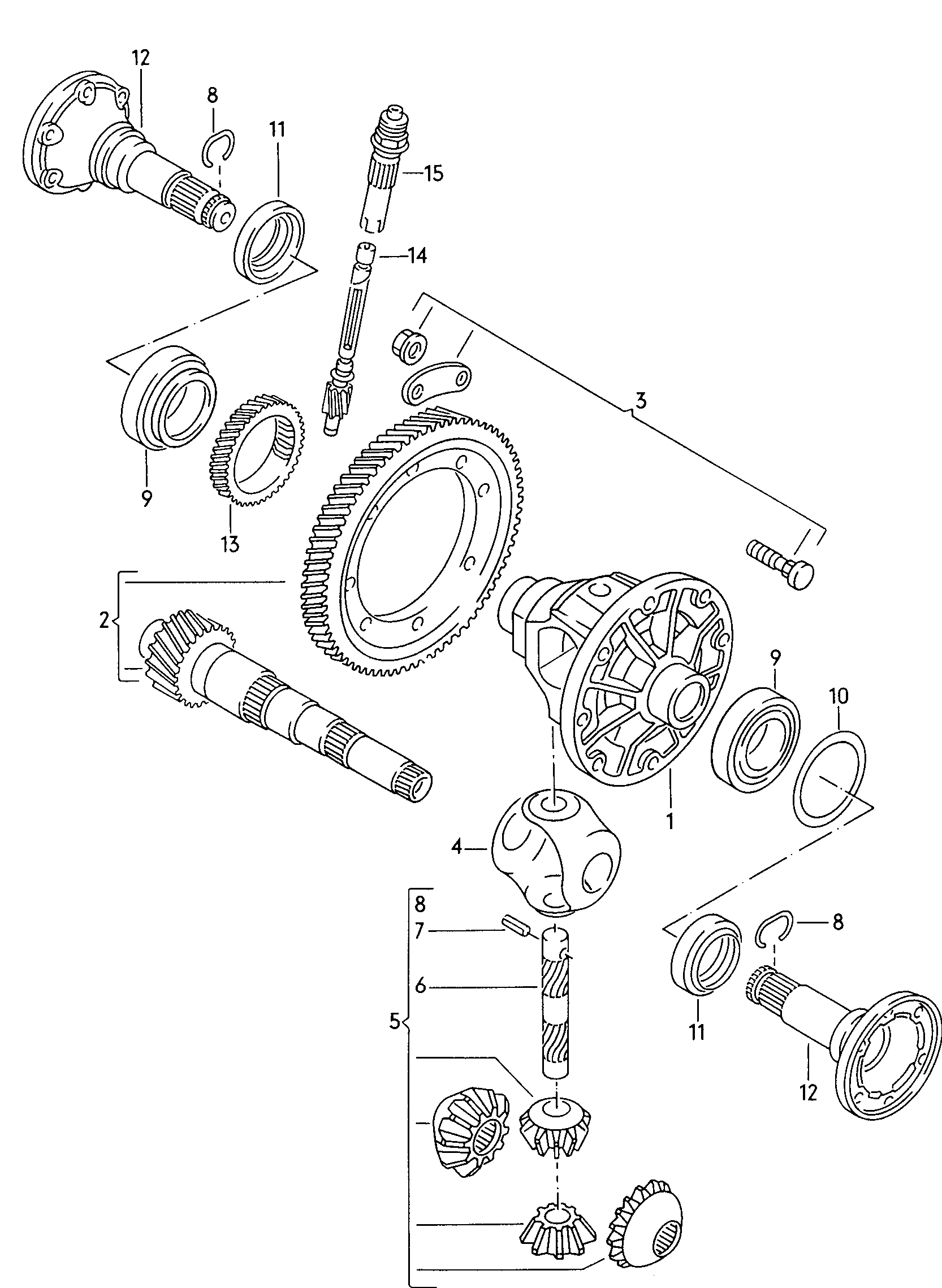 AUDI 02A 409 193 - Árbol flexible del velocímetro parts5.com