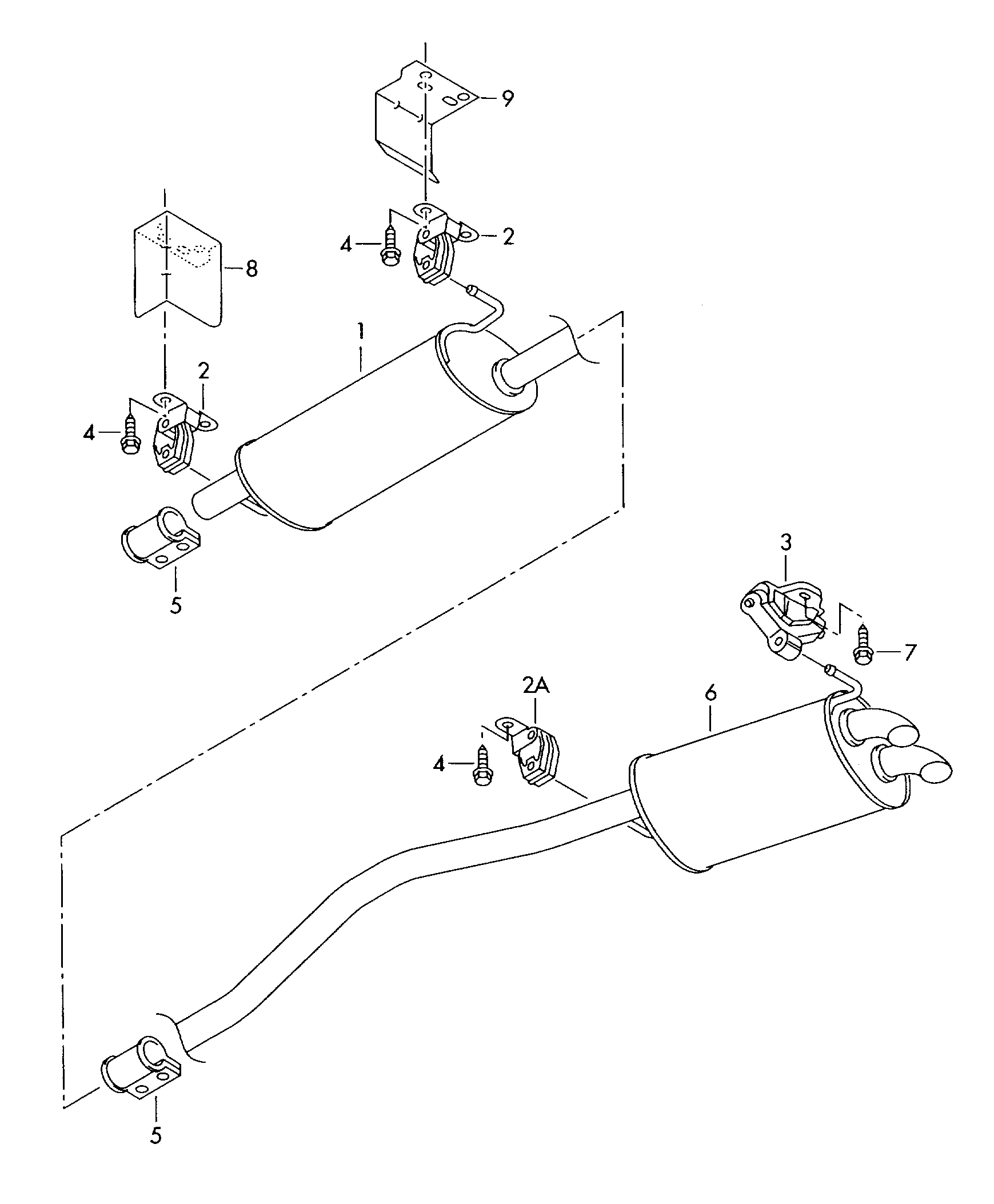 AUDI 7H0 253 144 B - Tutucu, susturucu parts5.com