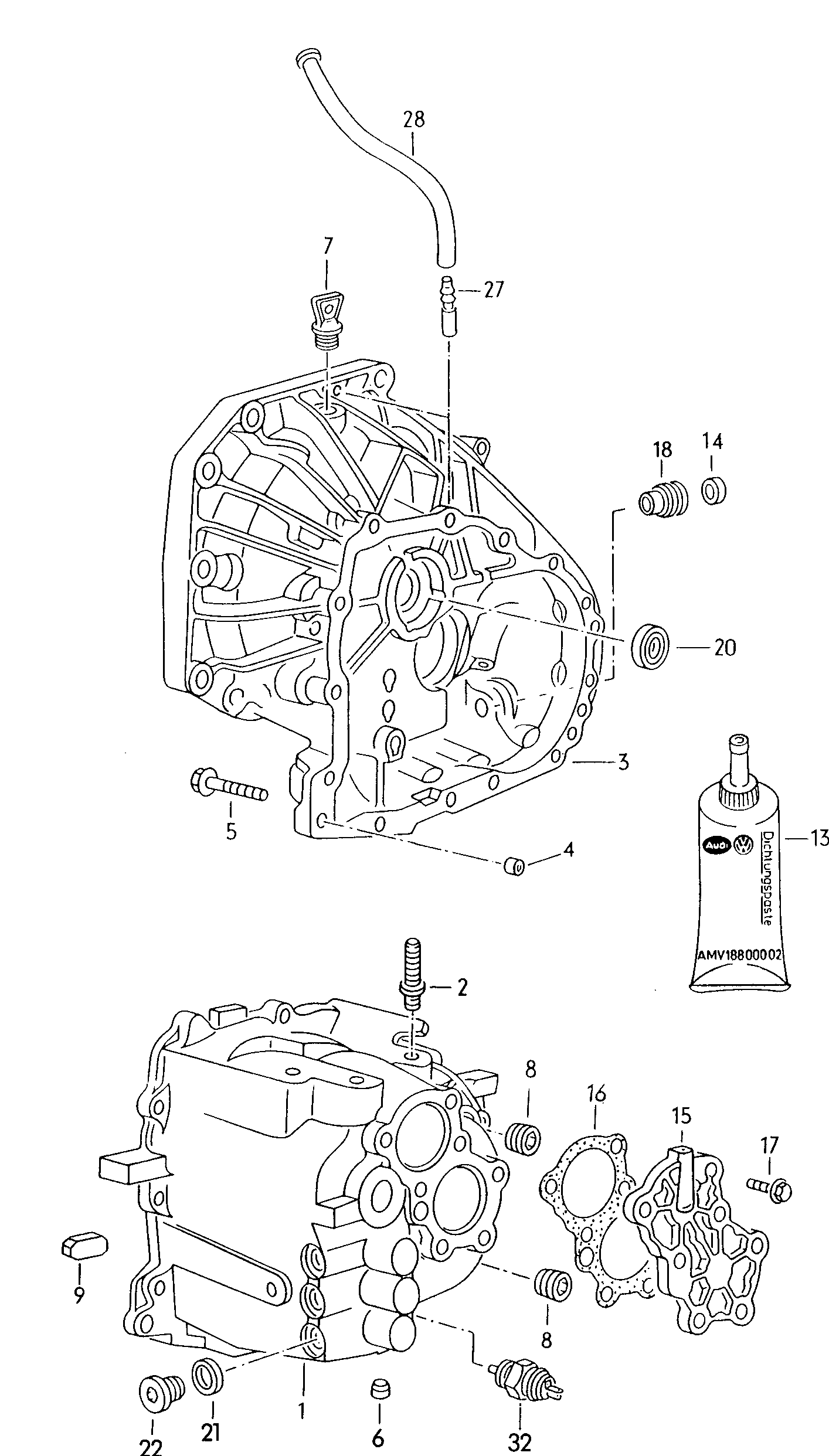 Porsche 084 941 521 - Датчик, переключатель, фара заднего хода parts5.com