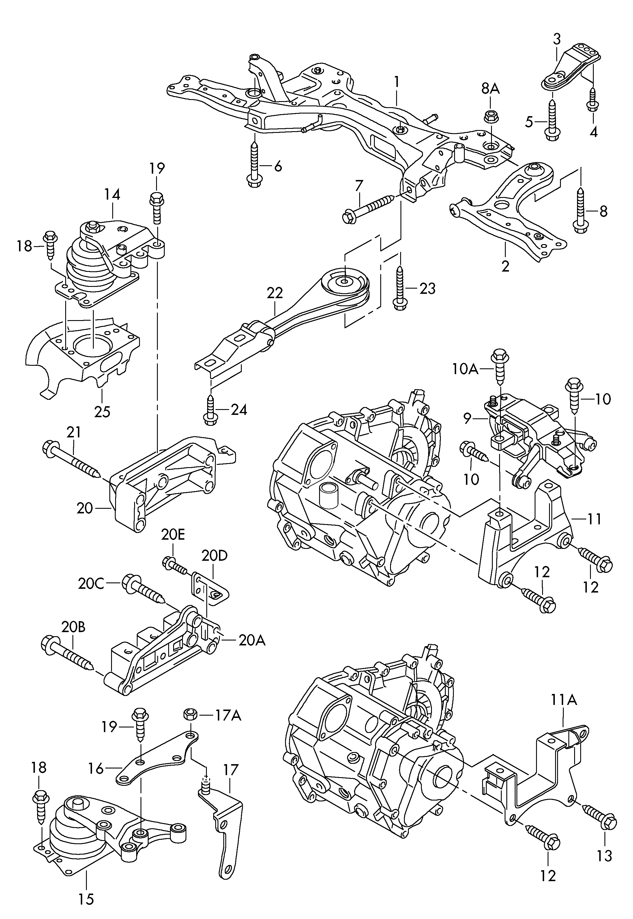 VAG N  0195339 - Surub, sistem de esapament parts5.com