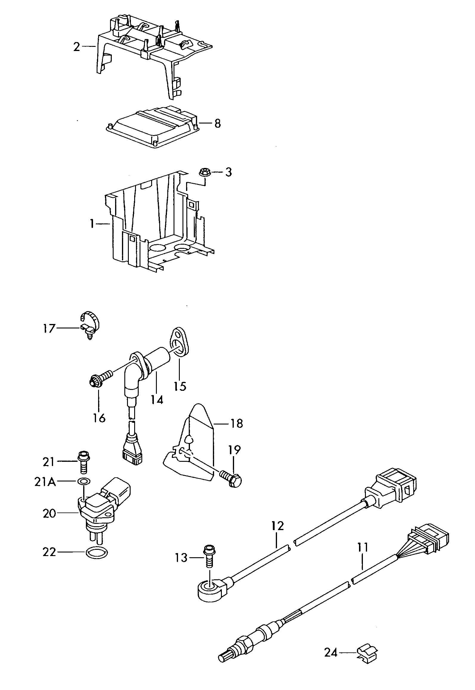 VW 036 906 433 E - Generátor impulsů, klikový hřídel parts5.com