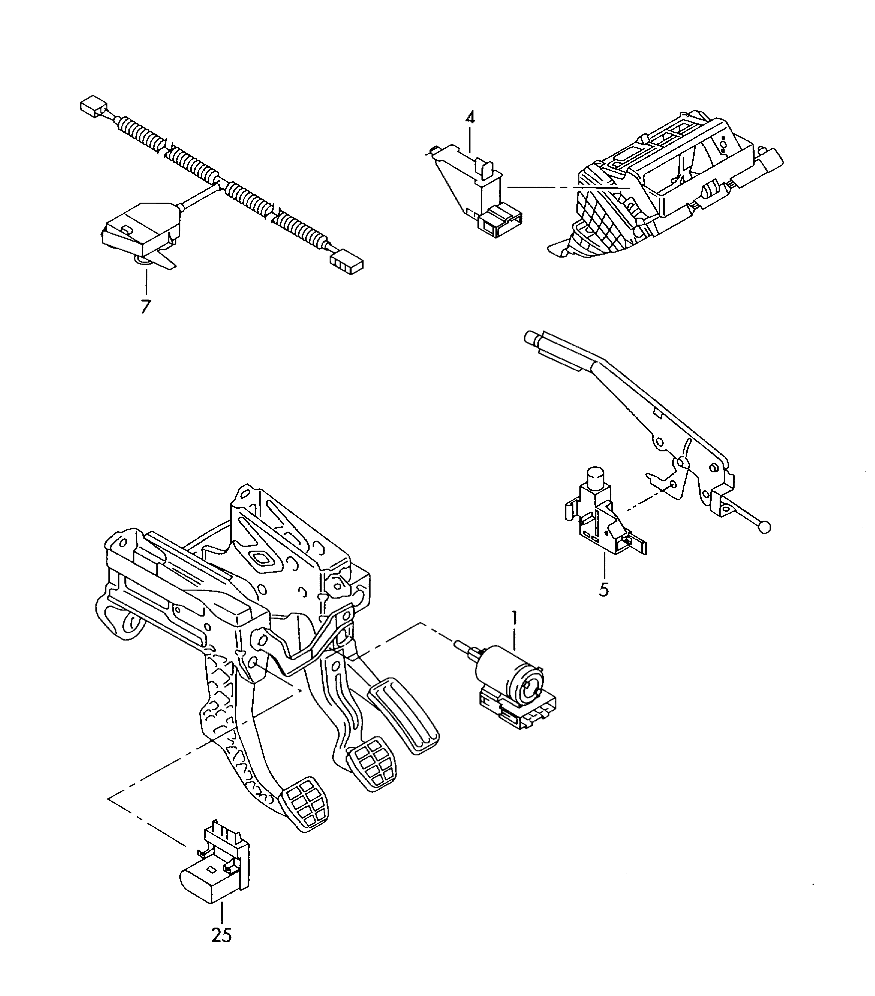 AUDI 1K0927810E - Kytkin, (vakionopeus) parts5.com