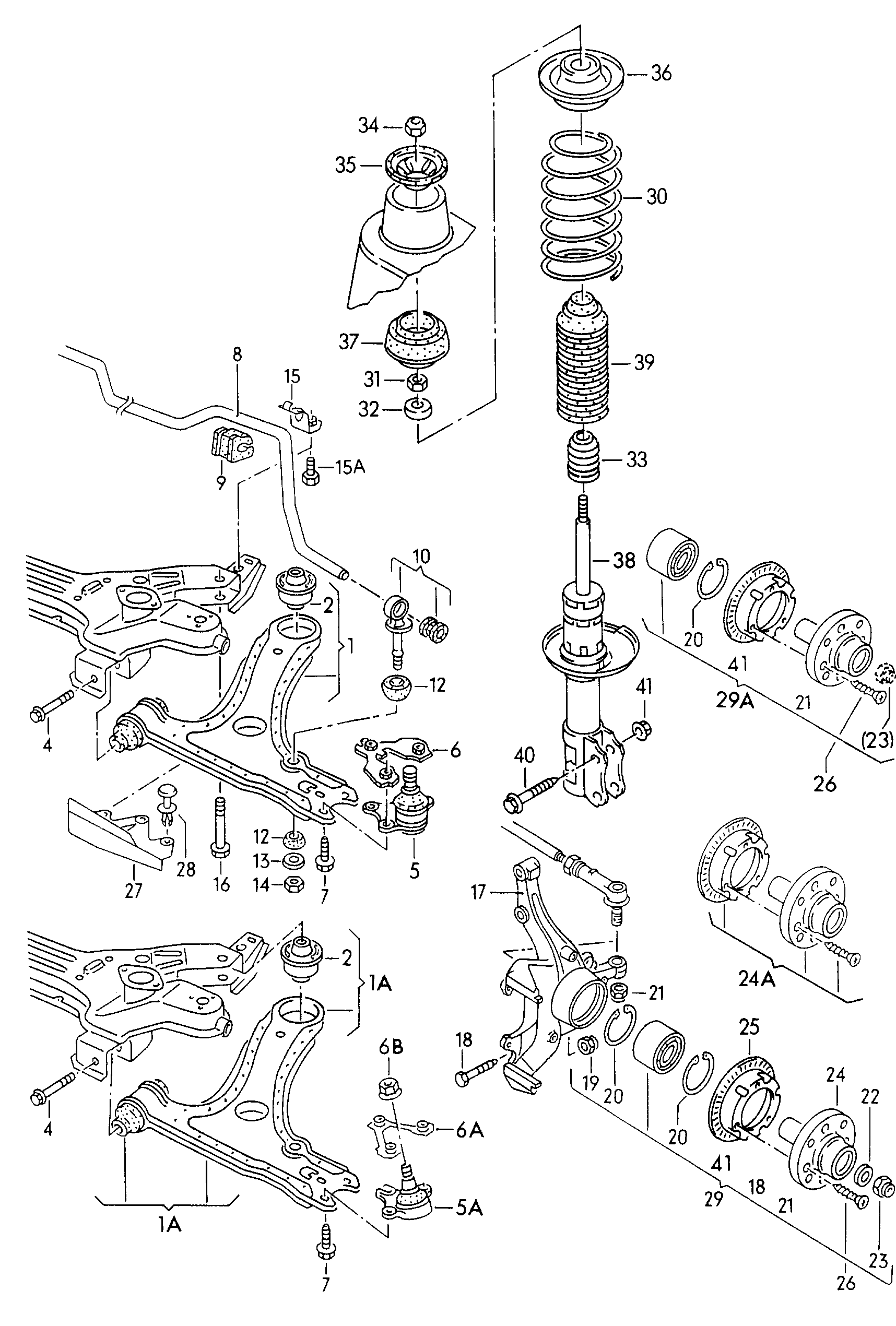 VAG 1H0 407 365 - Articulatie sarcina / ghidare parts5.com