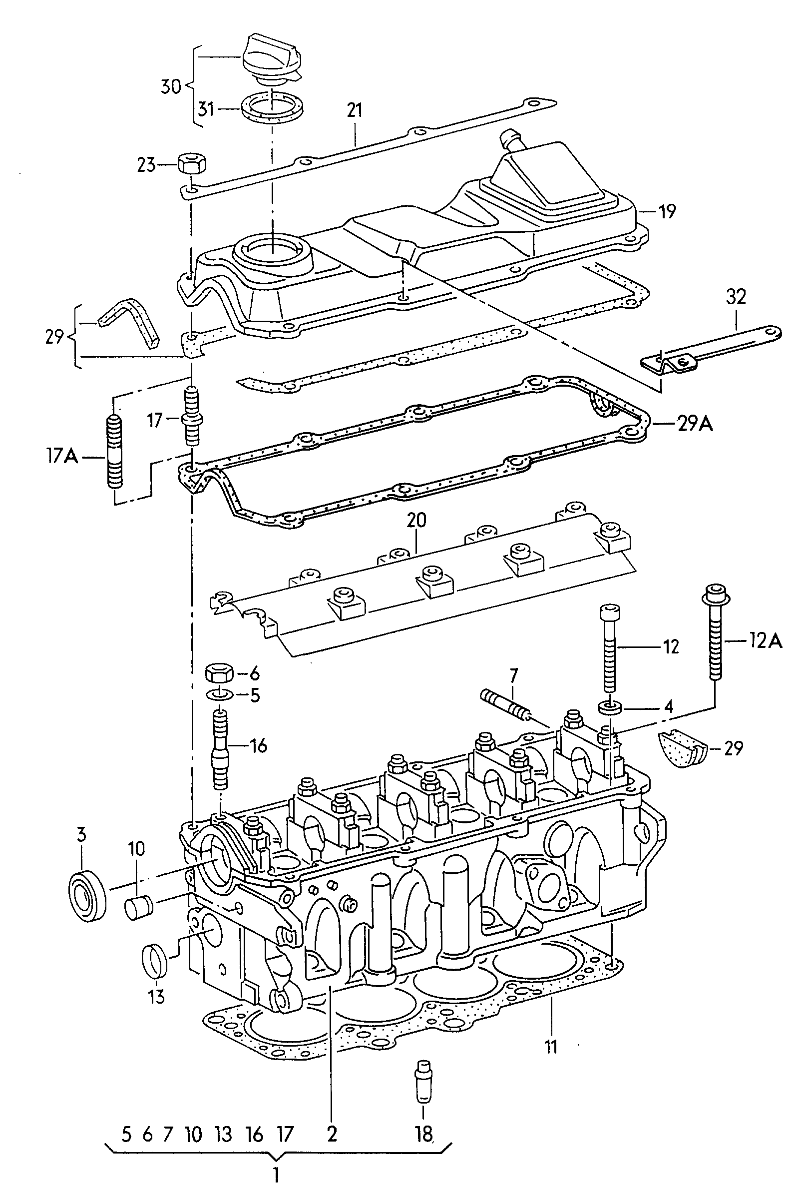 Seat 050 103 384 - Surub chiulasa parts5.com