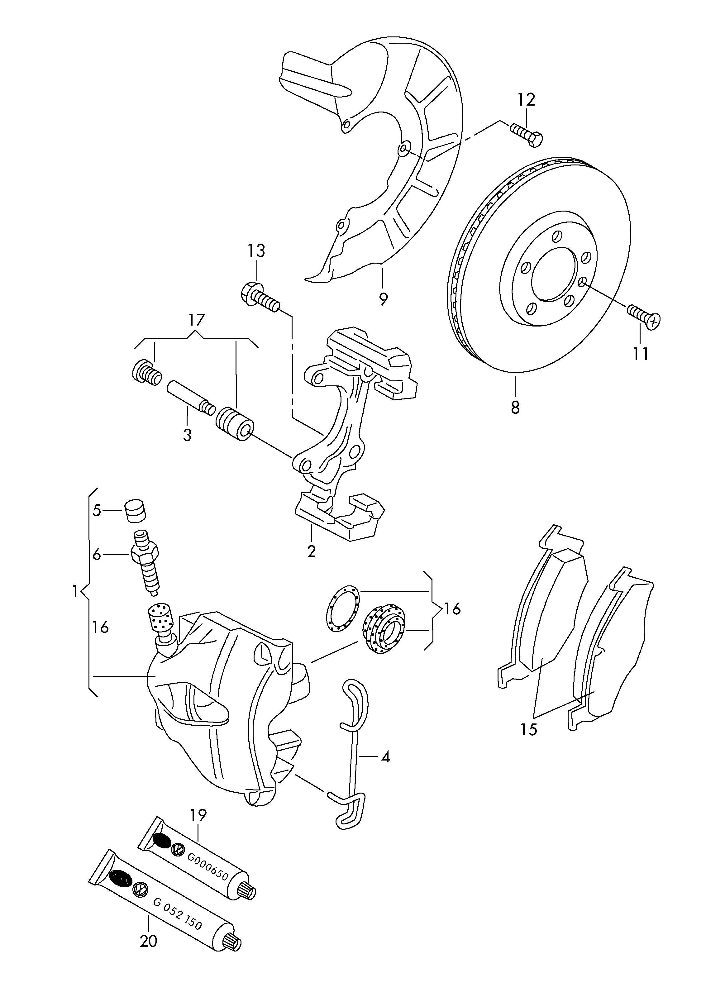 VW 1K0615123E - Wheel Brake Cylinder parts5.com