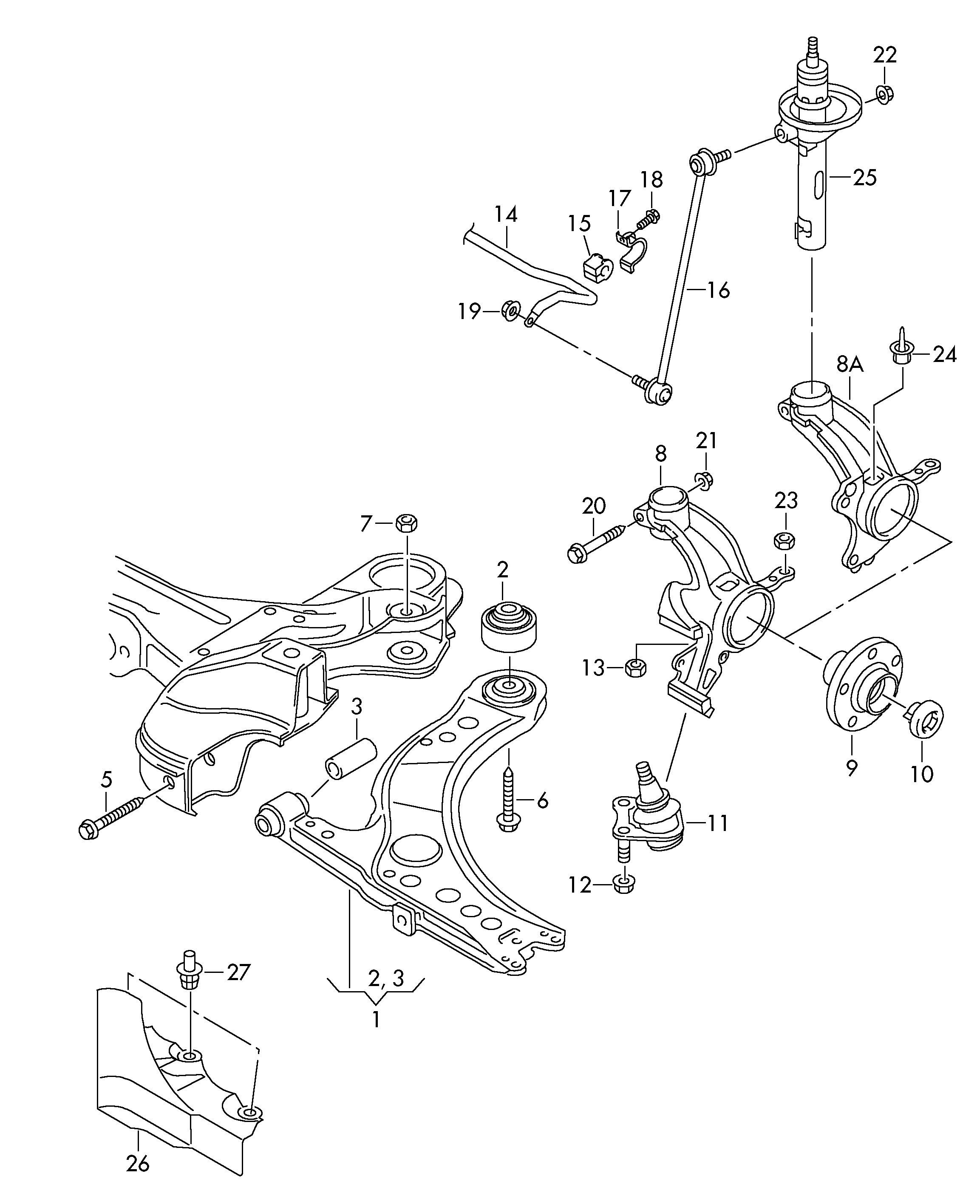 VAG 6R0 407 365 B - Támasztó / vezetőcsukló parts5.com