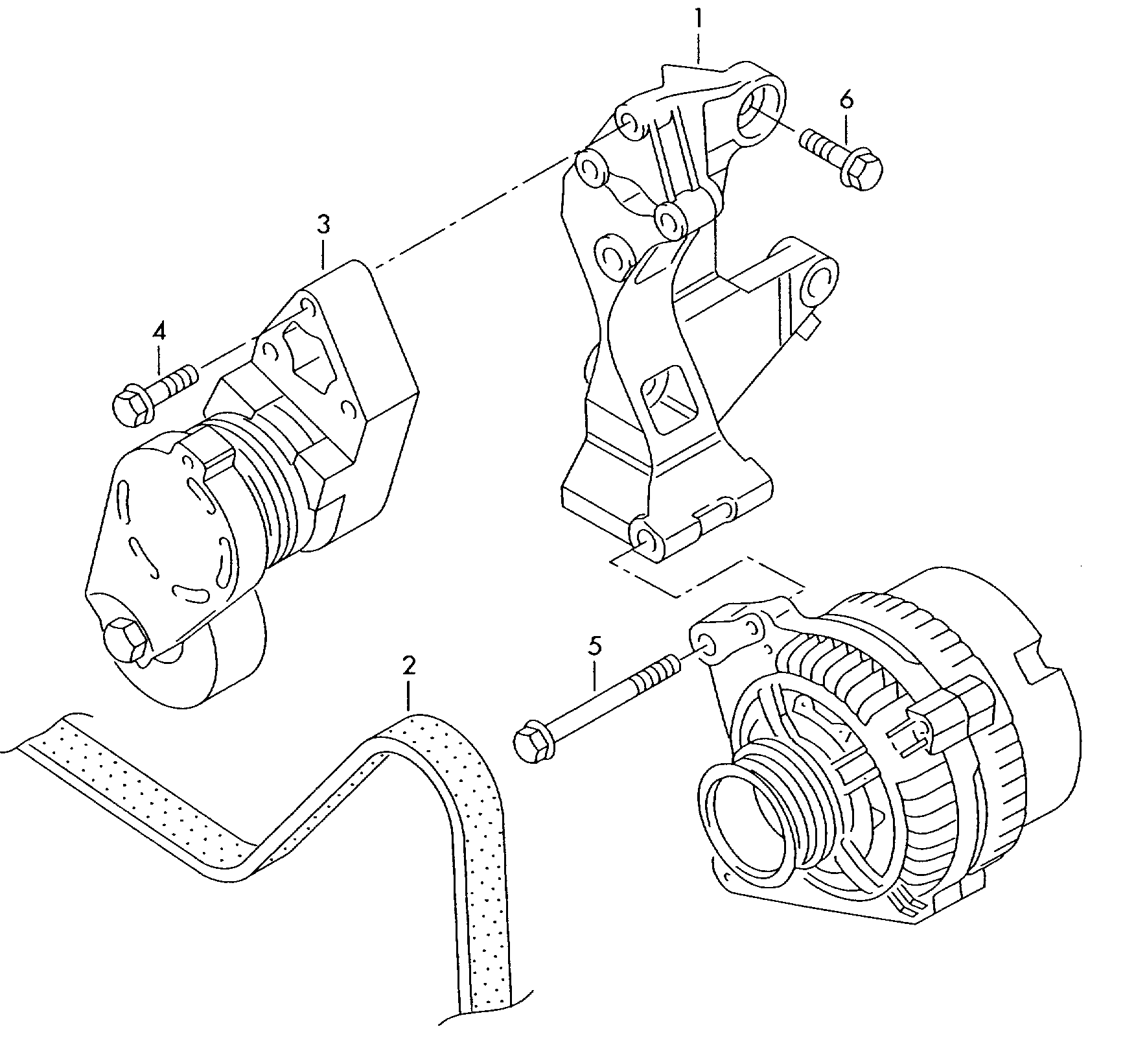 AUDI 045 903 315 A - Intinzator curea, curea distributie parts5.com