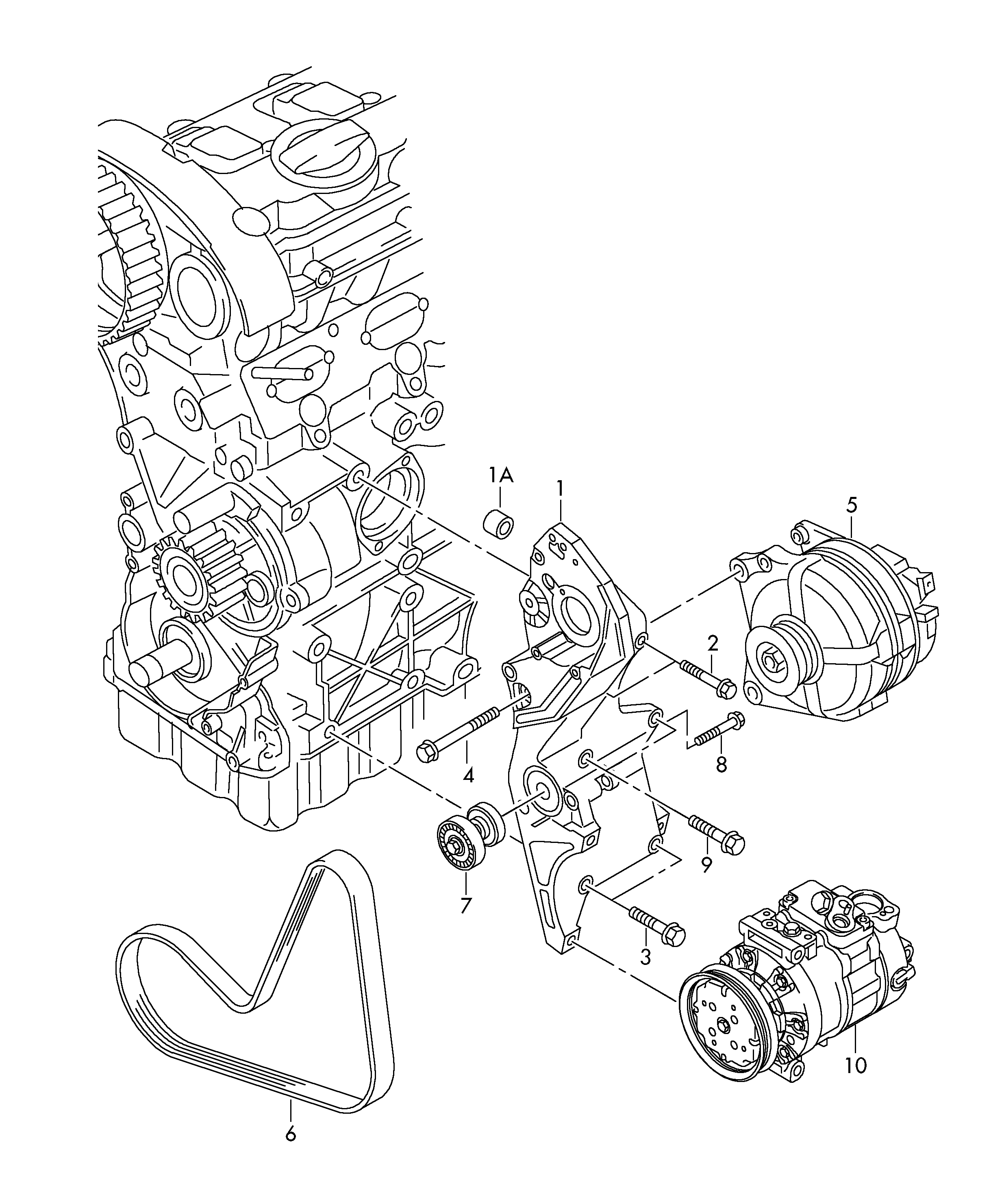 Skoda 038 903 315 AP - Napinák rebrovaného klinového remeňa parts5.com