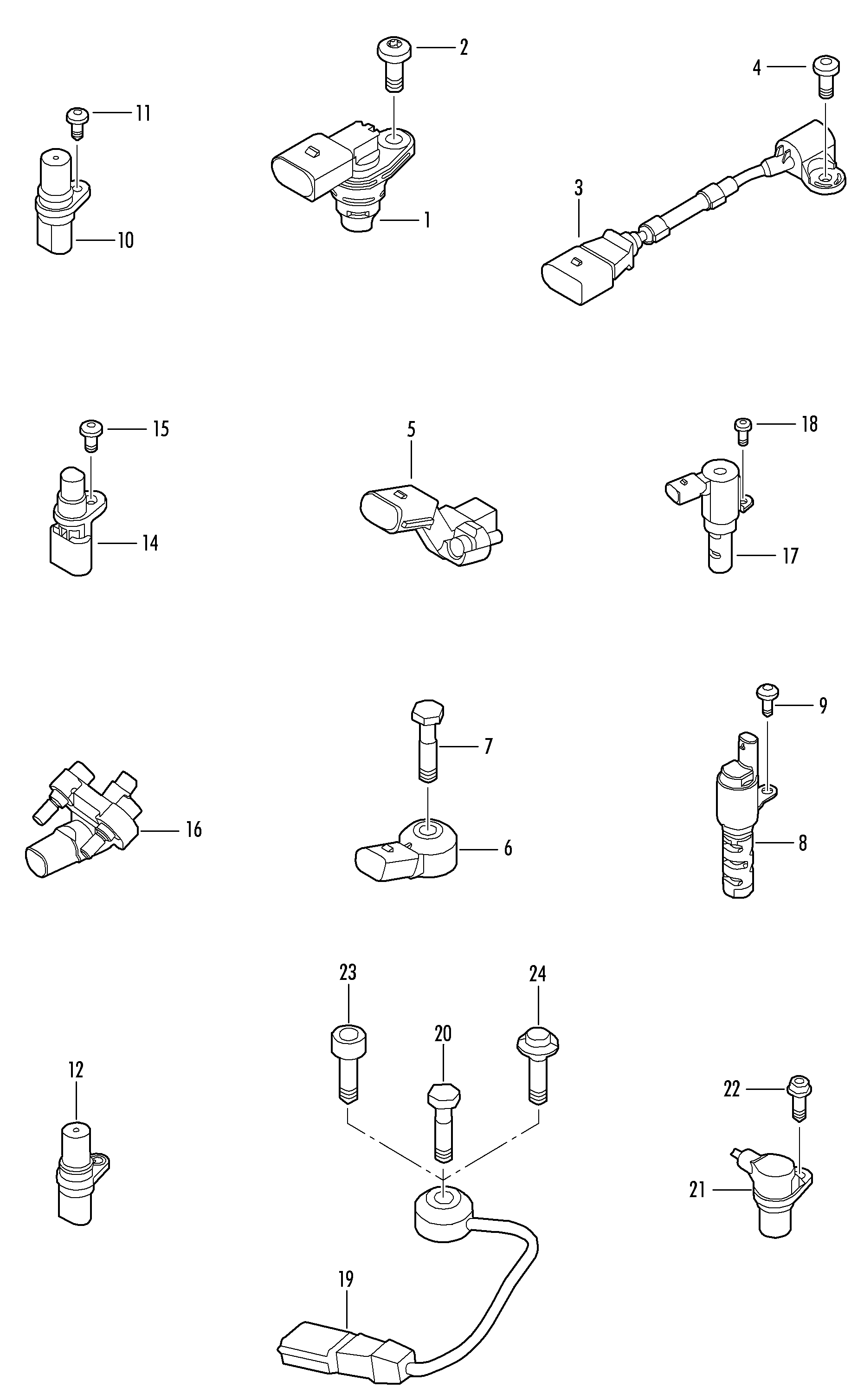 VAG 03C906433E - Датчик импульсов, коленвал parts5.com