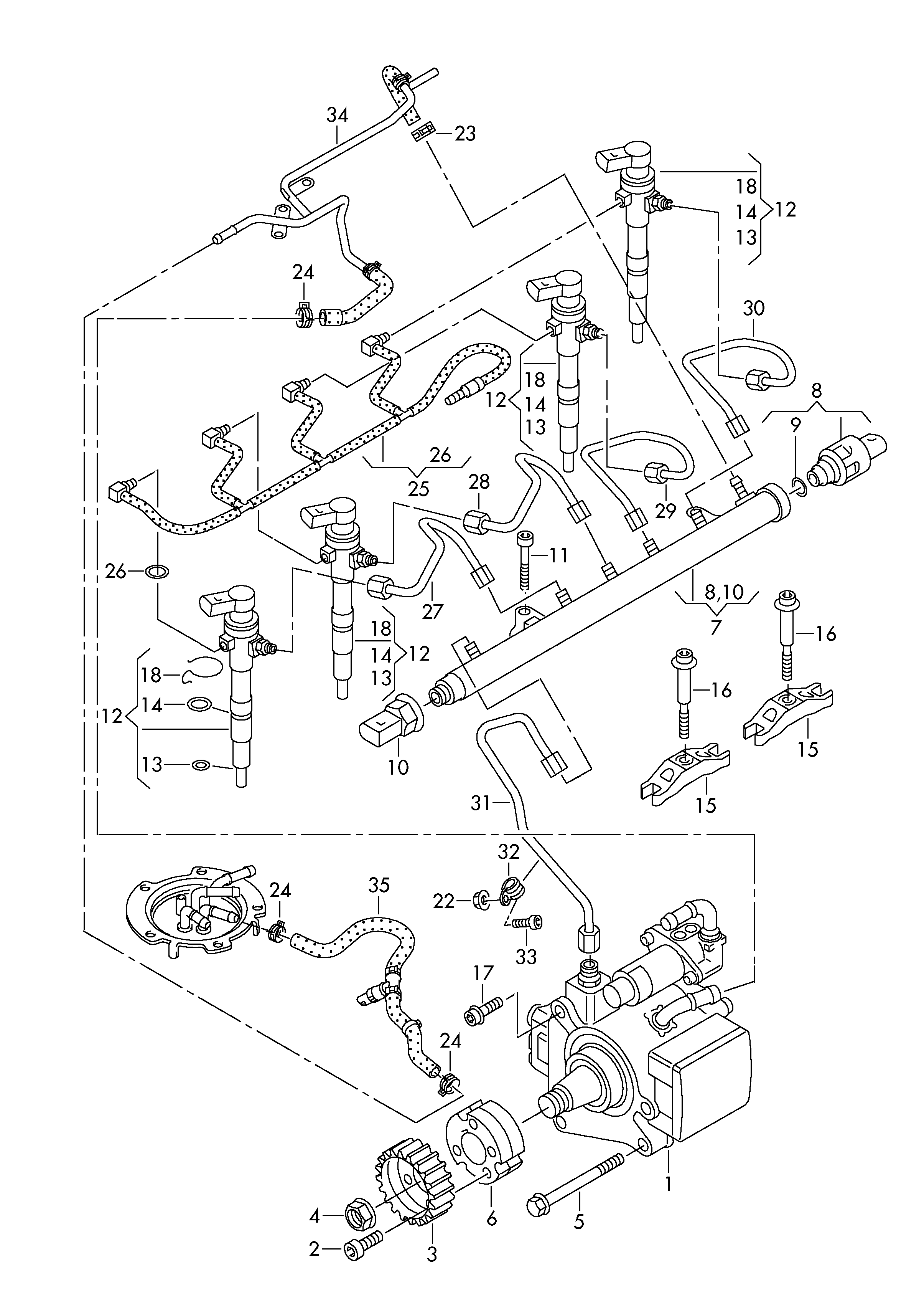 Seat WHT 006 492 - Inel etansare, injector parts5.com