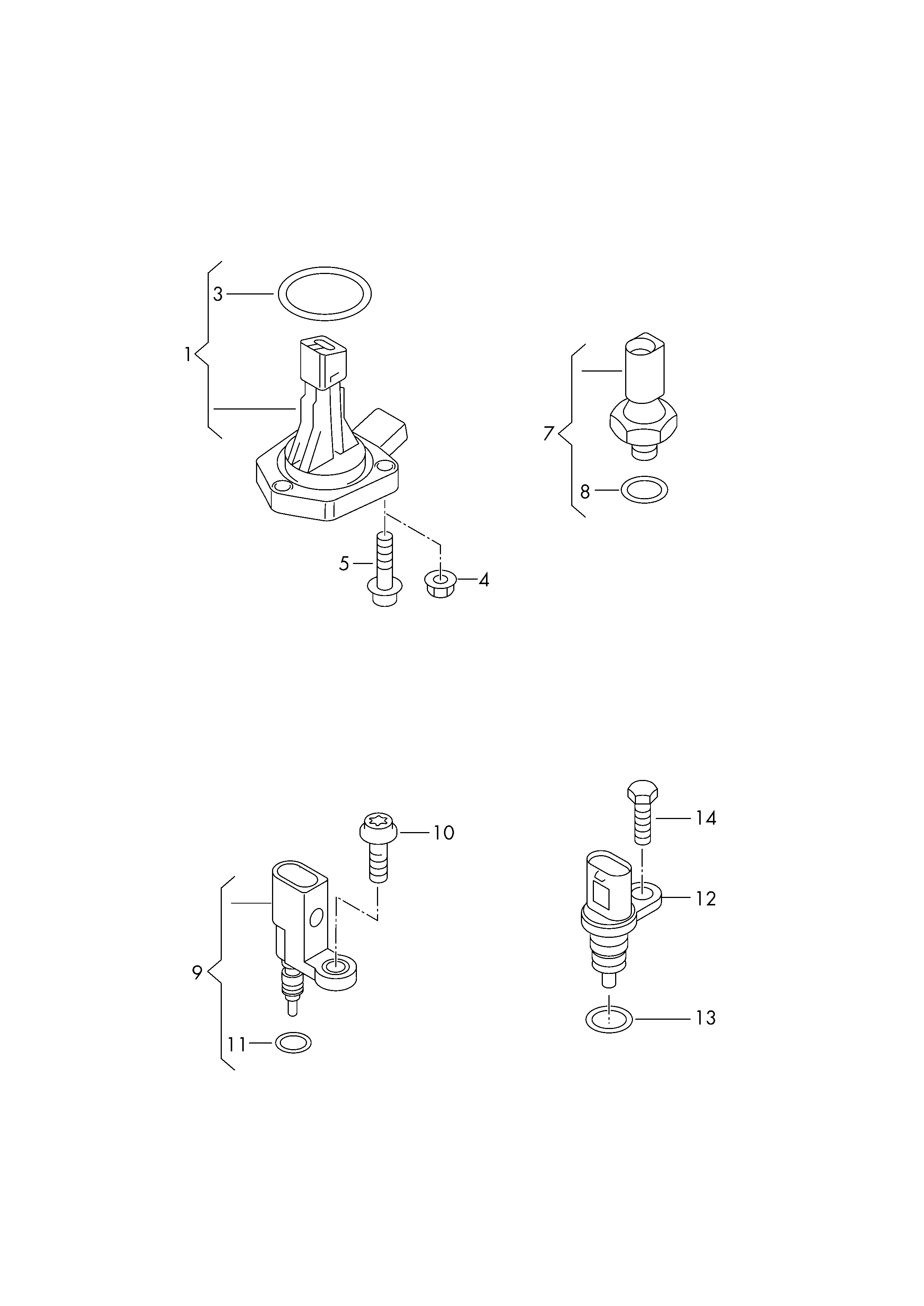 AUDI 03F 919 501 B - Sensor, coolant temperature parts5.com