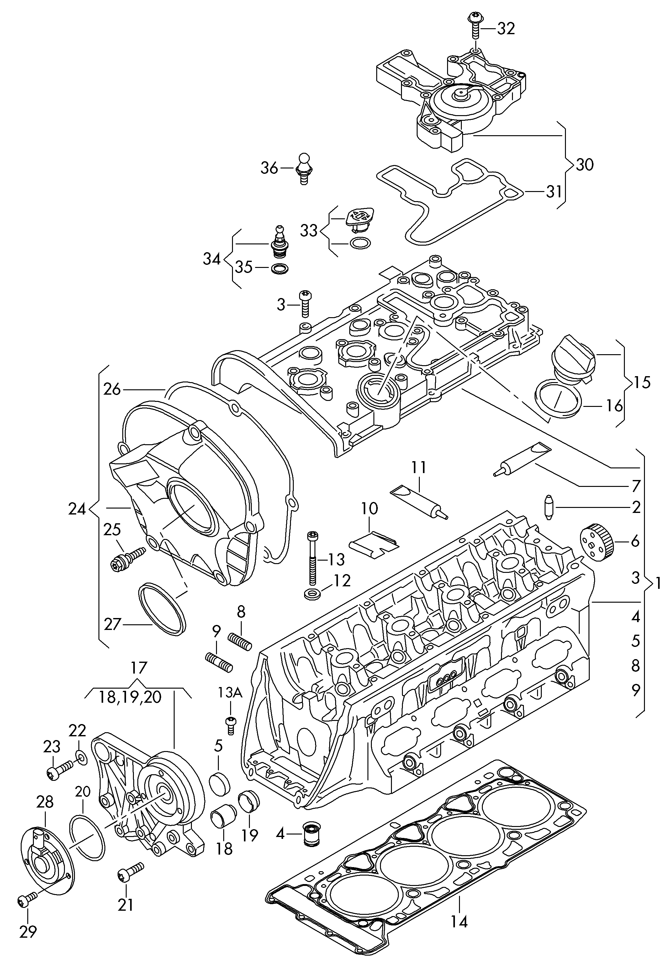 Seat 06J 109 259 A - Merkezi mıknatıs, eksantrik mili ayarı parts5.com