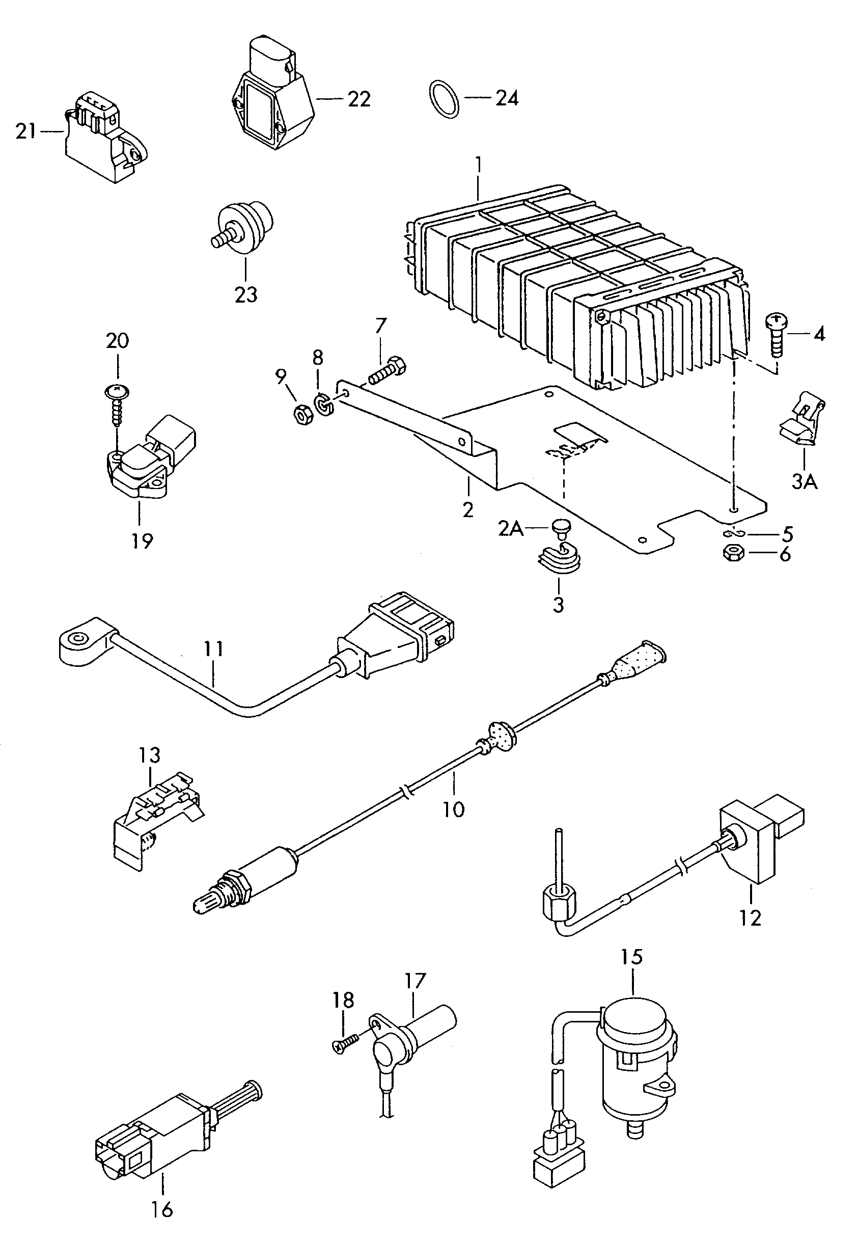 VW 030 905 377A - Knock Sensor parts5.com