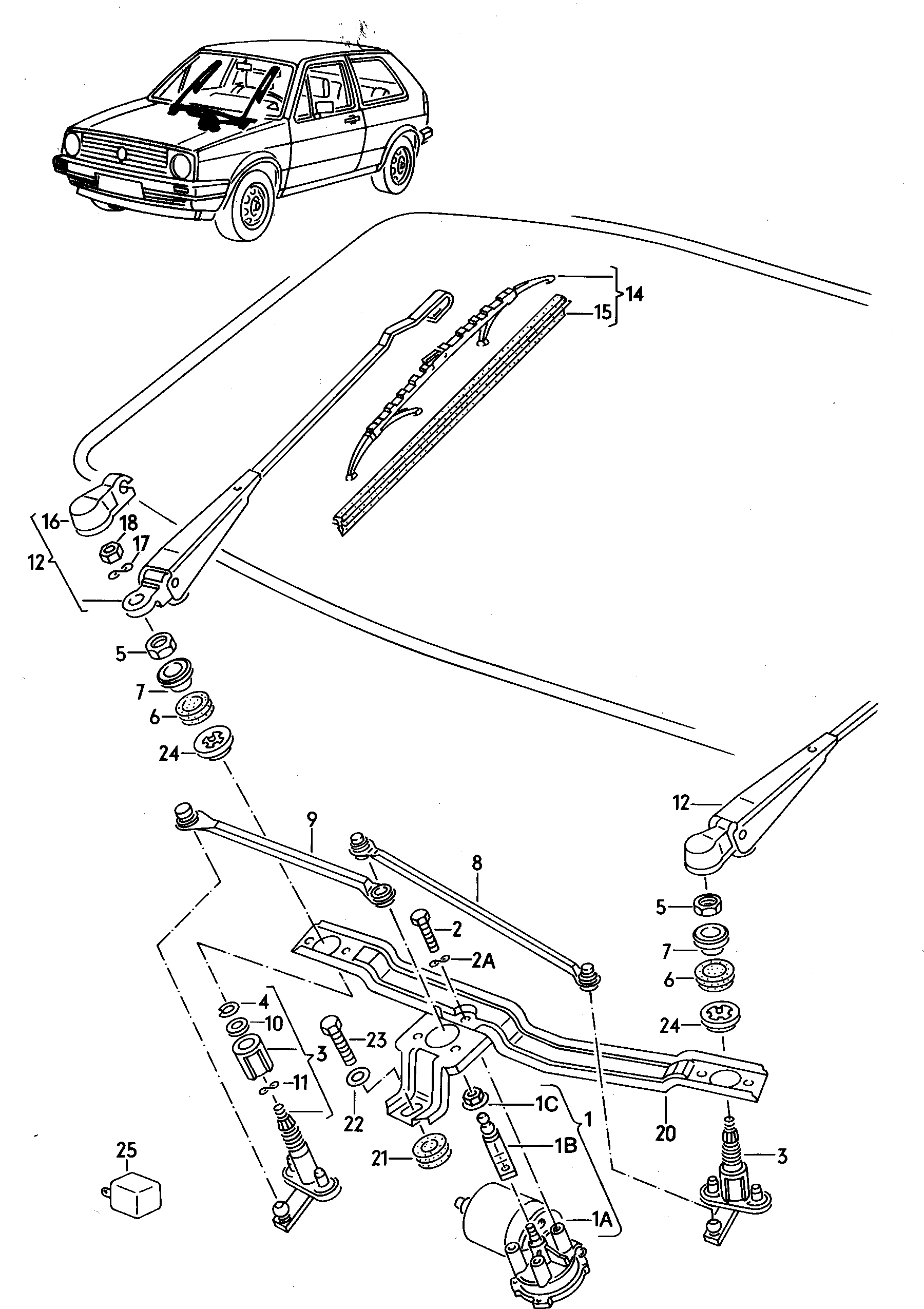 VAG 191 955 531 - Rele, interval pranja-brisanja parts5.com