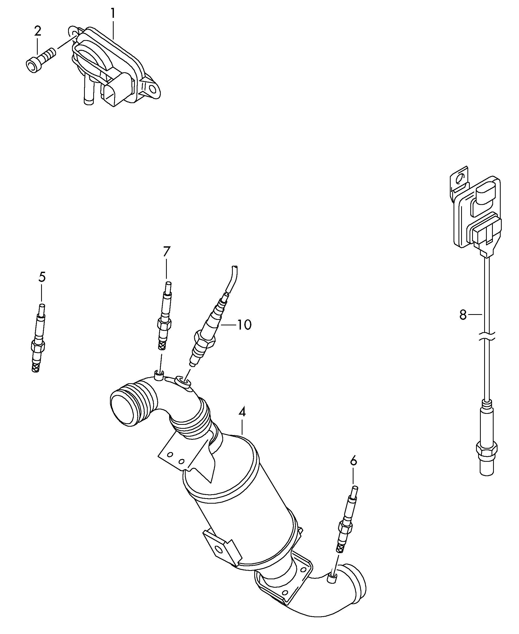 VW 059 906 262 J - Lambda Sensor parts5.com