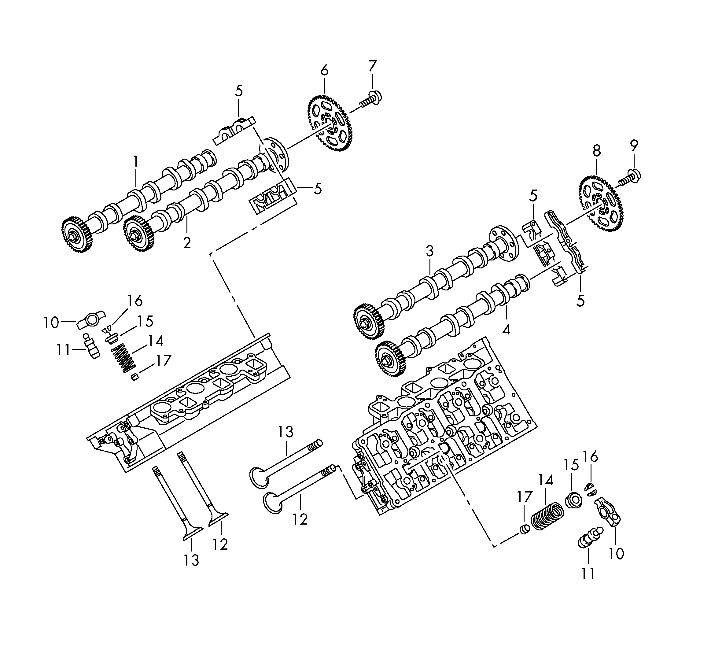 VW 03L 109 521 A - Culbutor supapa parts5.com