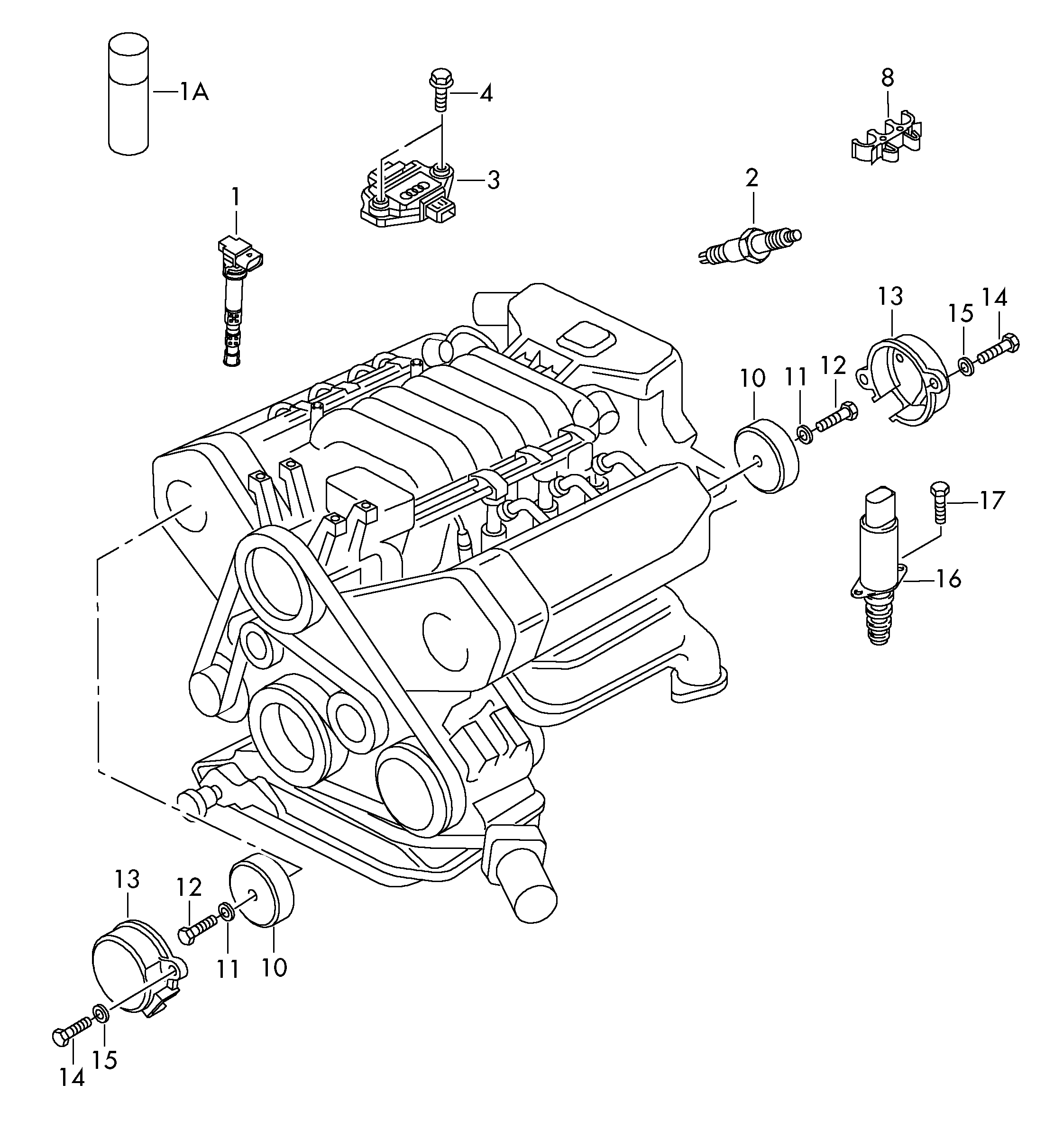 Bentley 022 905 715 B - Bobina de inductie parts5.com