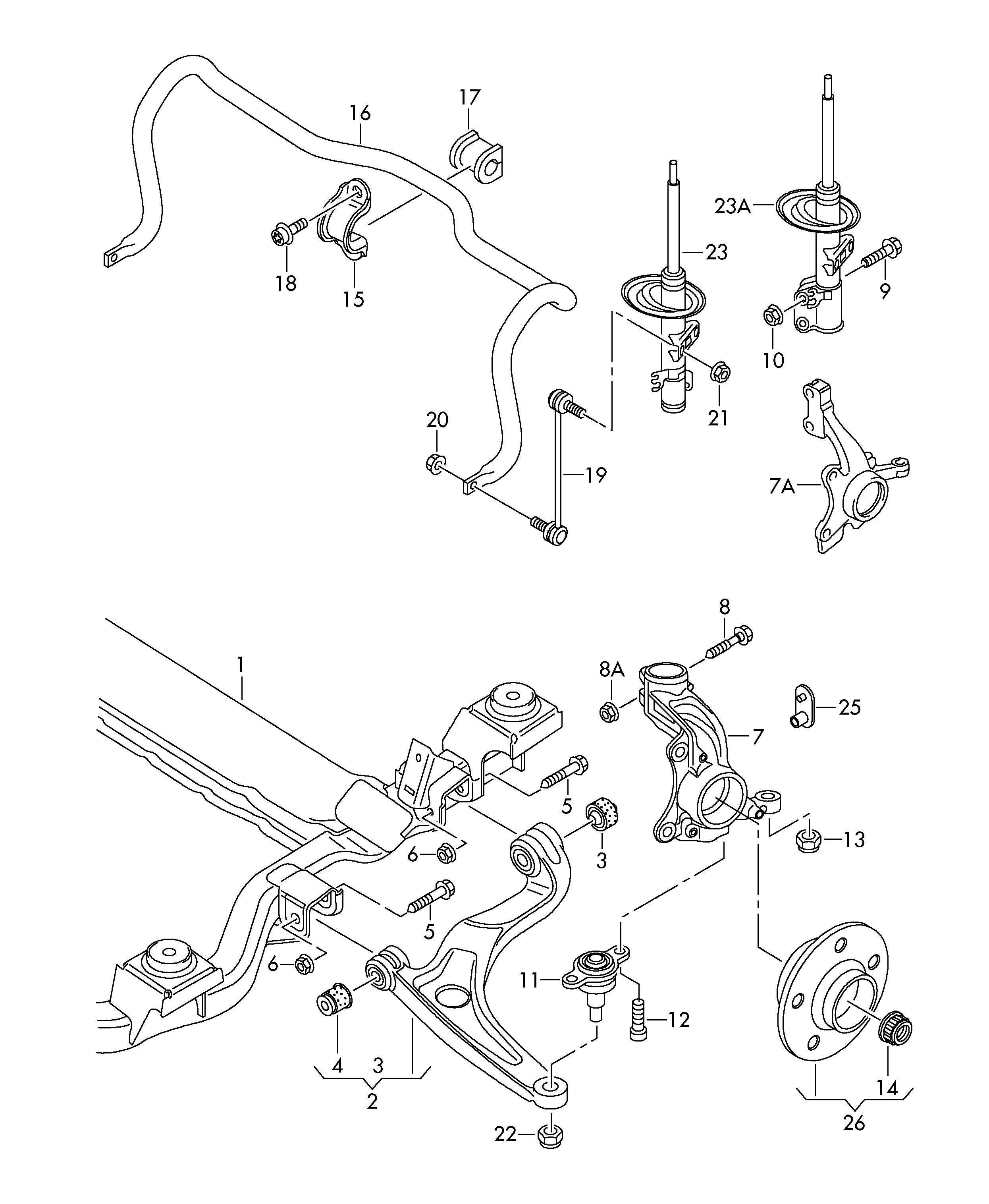 RENAULT 7H0407361 - Rótula de suspensión / carga parts5.com