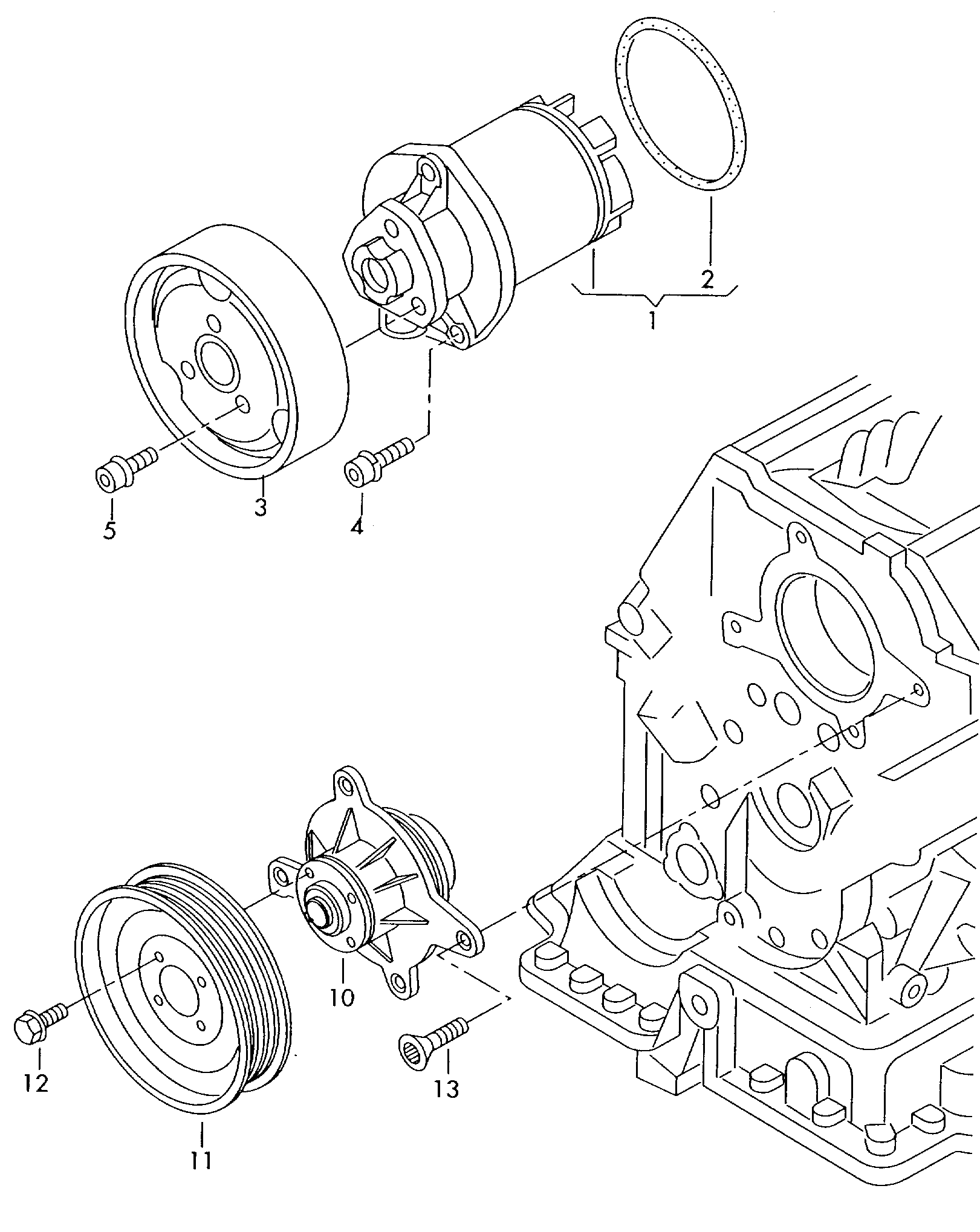 VAG 066 121 011D - Vodné čerpadlo parts5.com