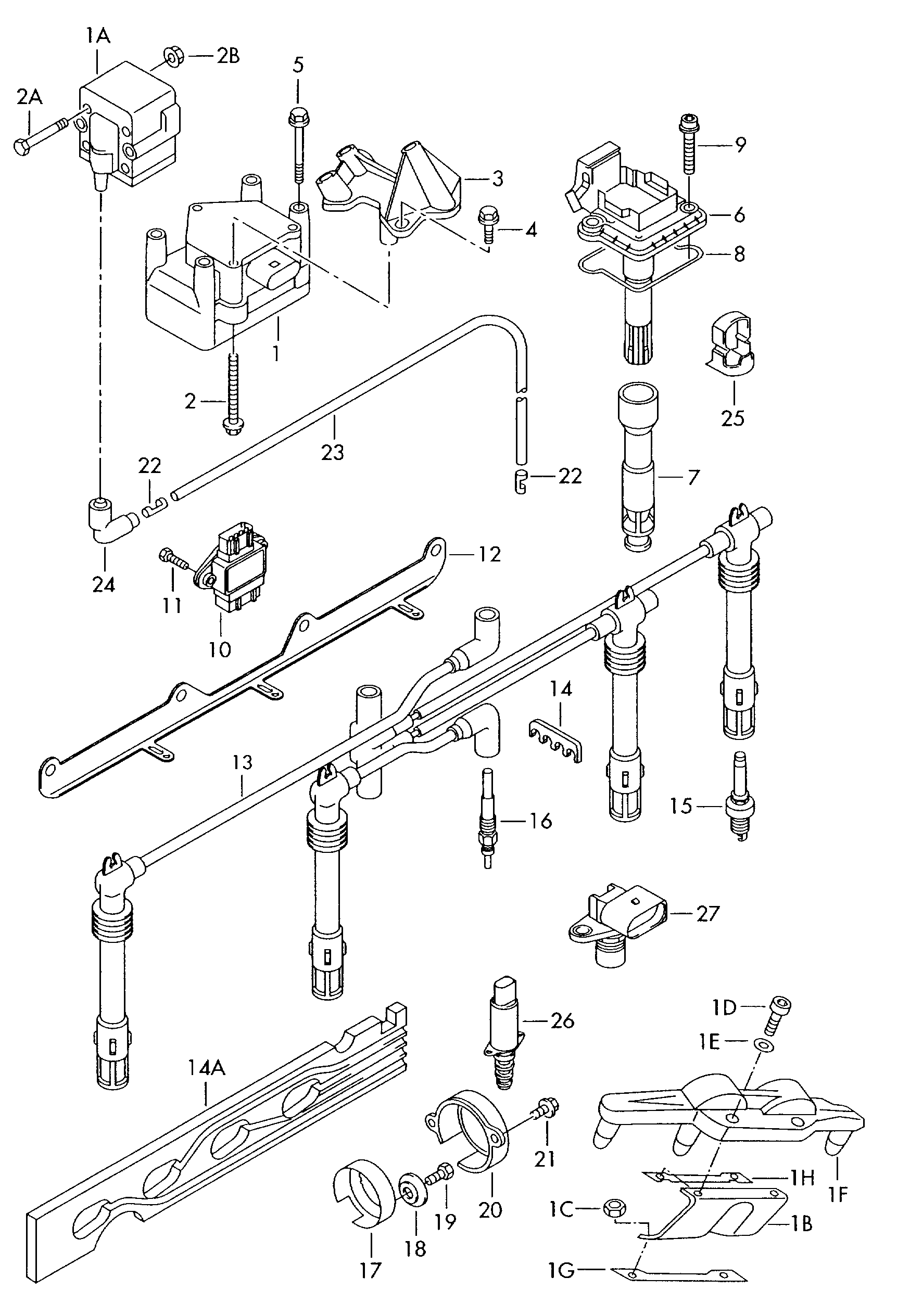 VW 06A 905 161 C - Sensor, camshaft position parts5.com