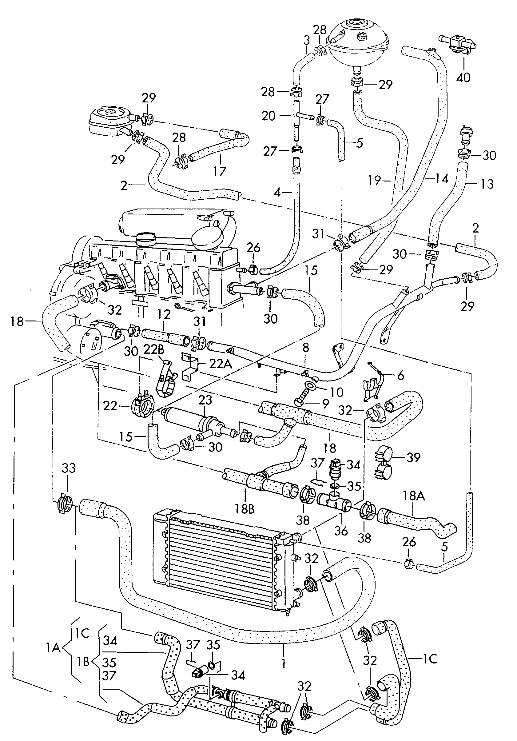 Skoda 034965561C - Additional Water Pump parts5.com