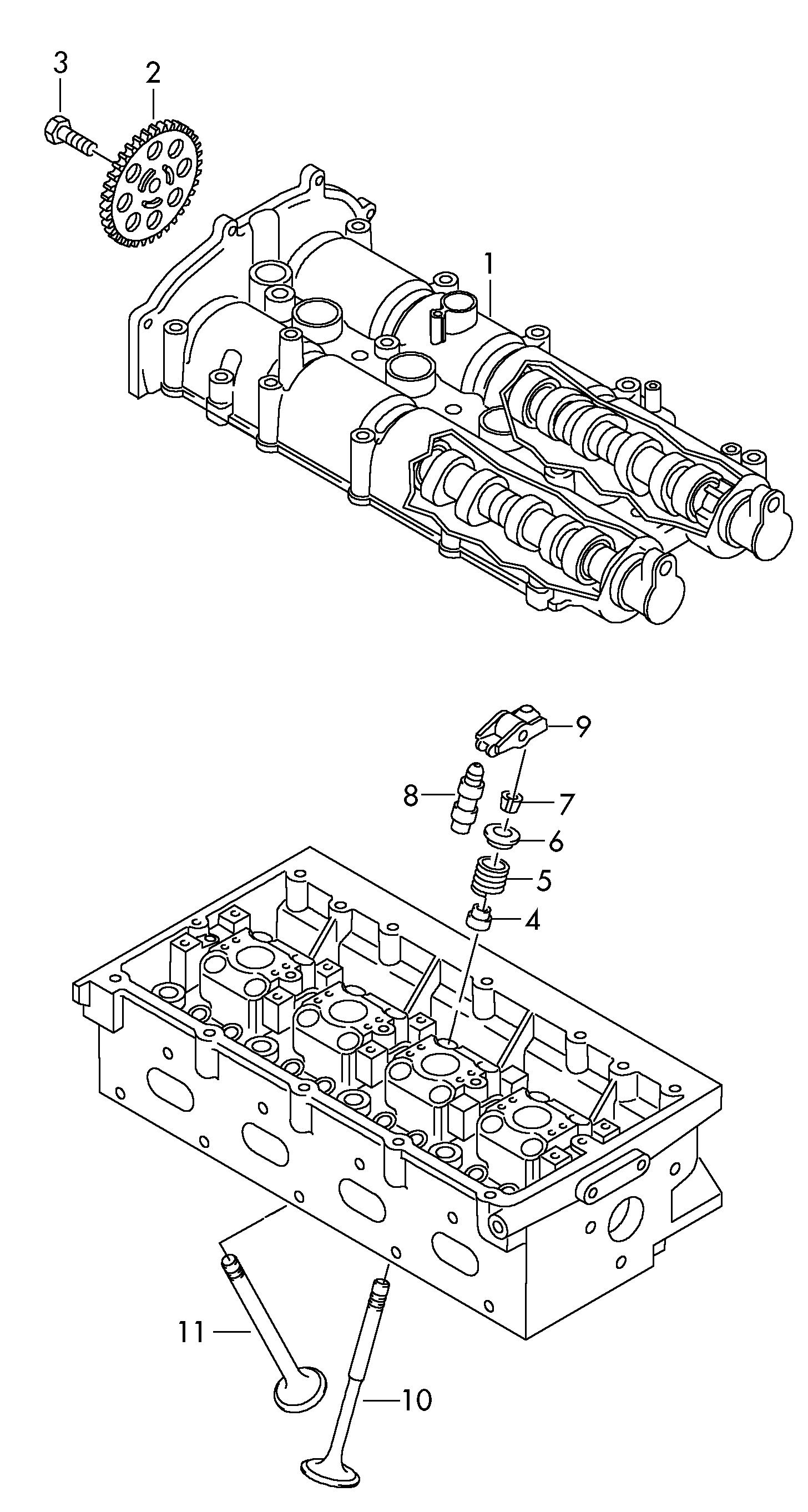 AUDI 03C 109 571 F - Garnitura razvodnog lanca parts5.com