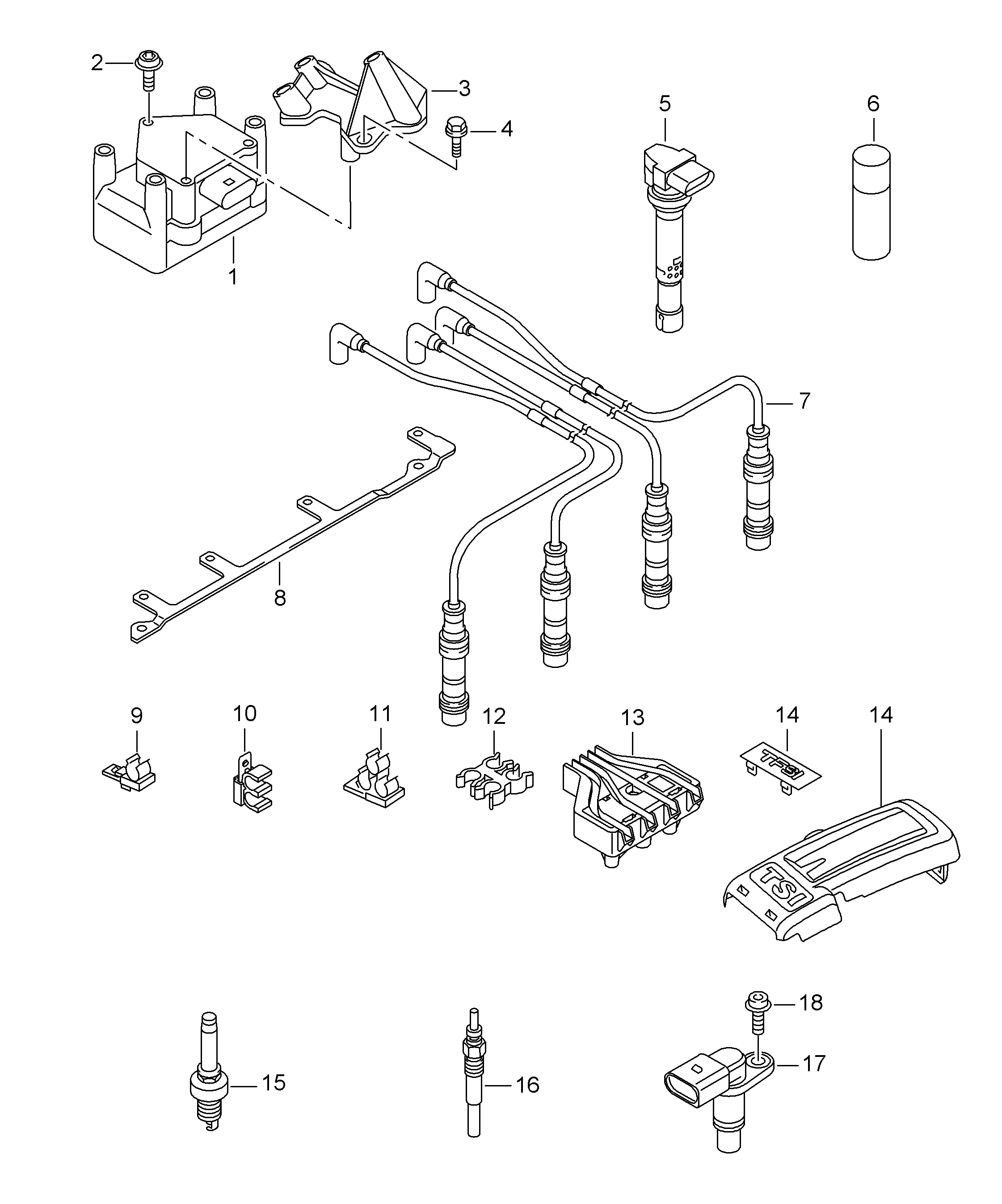 VAG 101 905 631 H - Zapaľovacia sviečka parts5.com