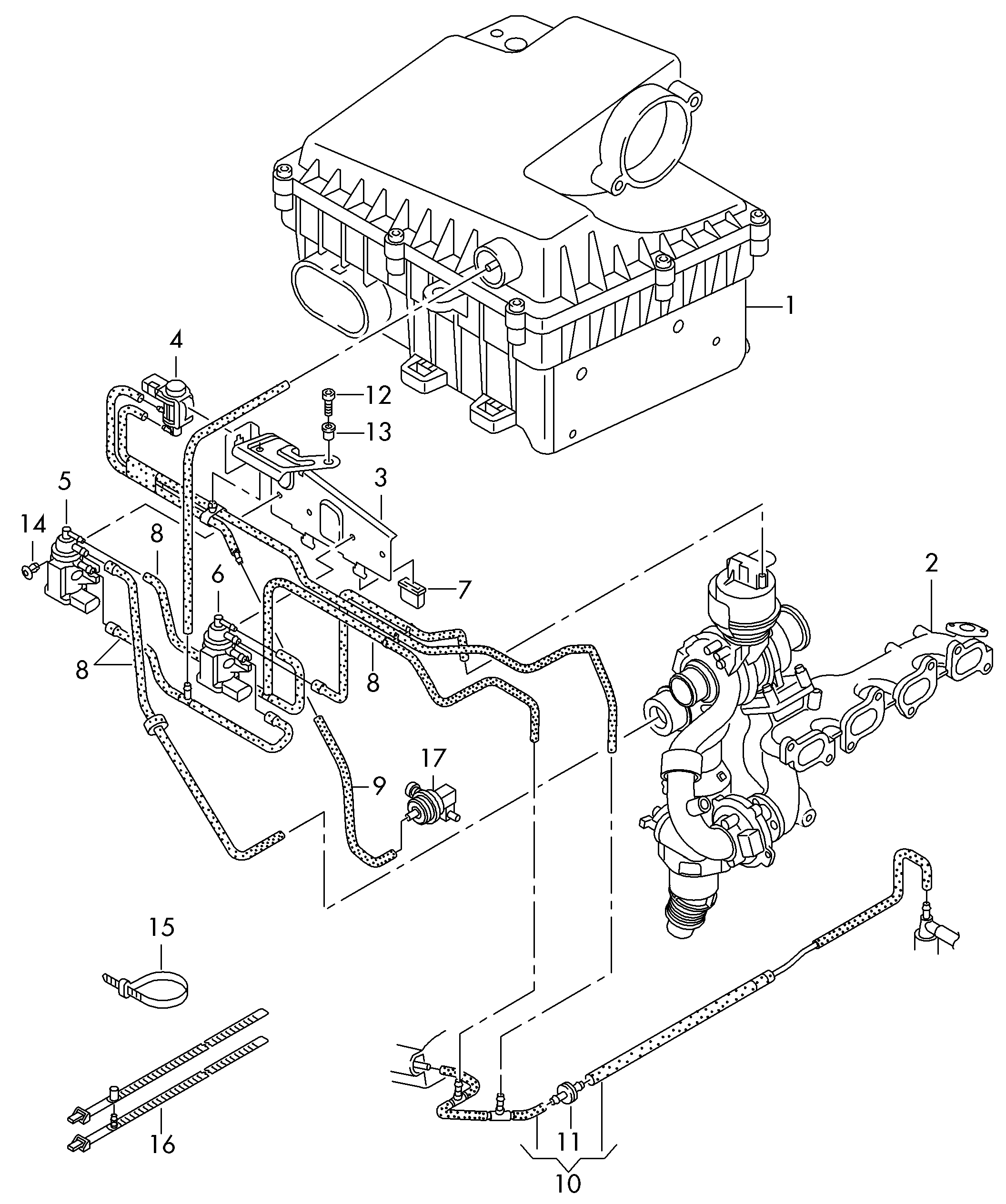 Seat 1K0 906 627 B - Convertor de presiune, turbocompresor parts5.com