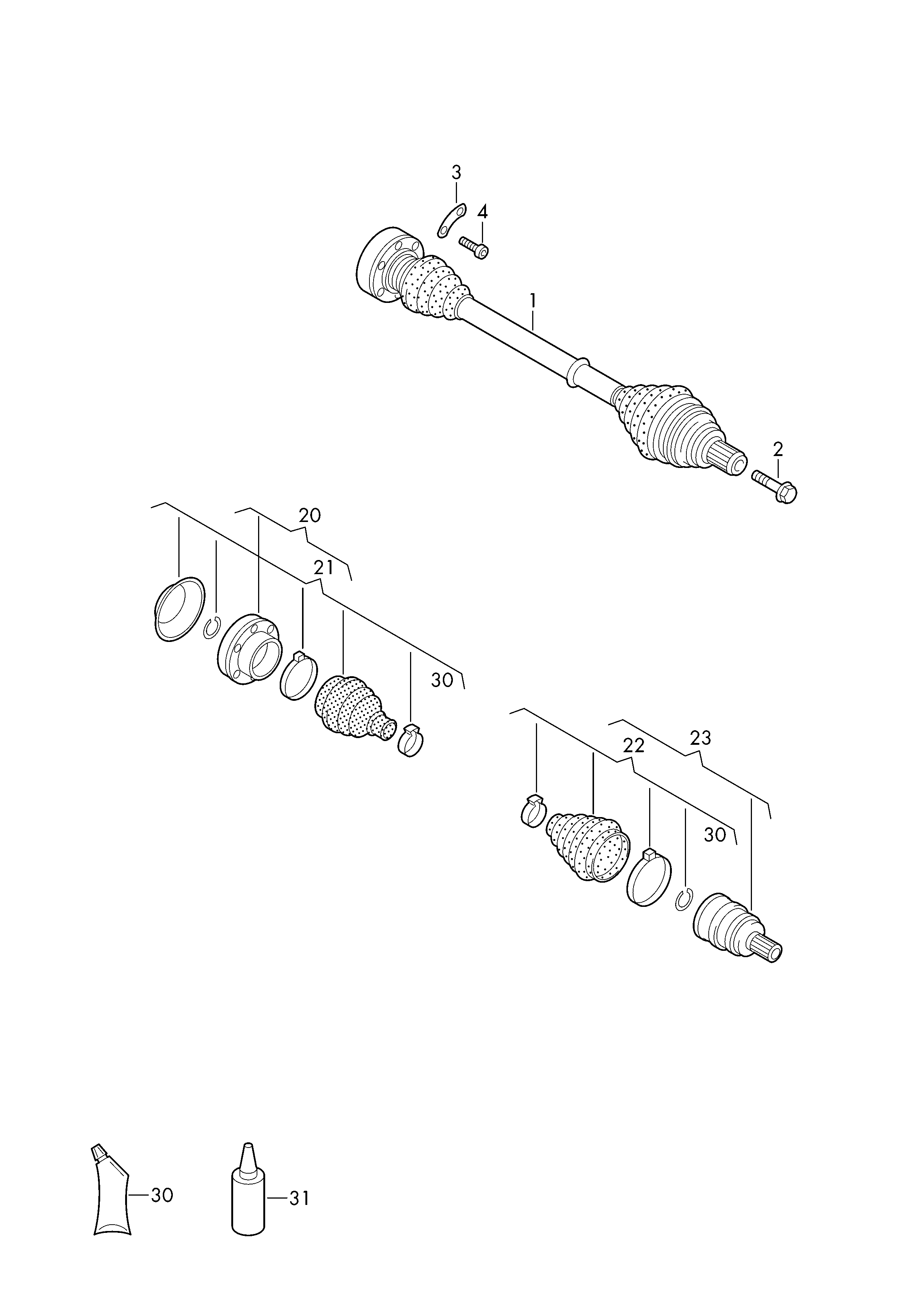 Seat 7L0498203 - Пыльник, приводной вал parts5.com