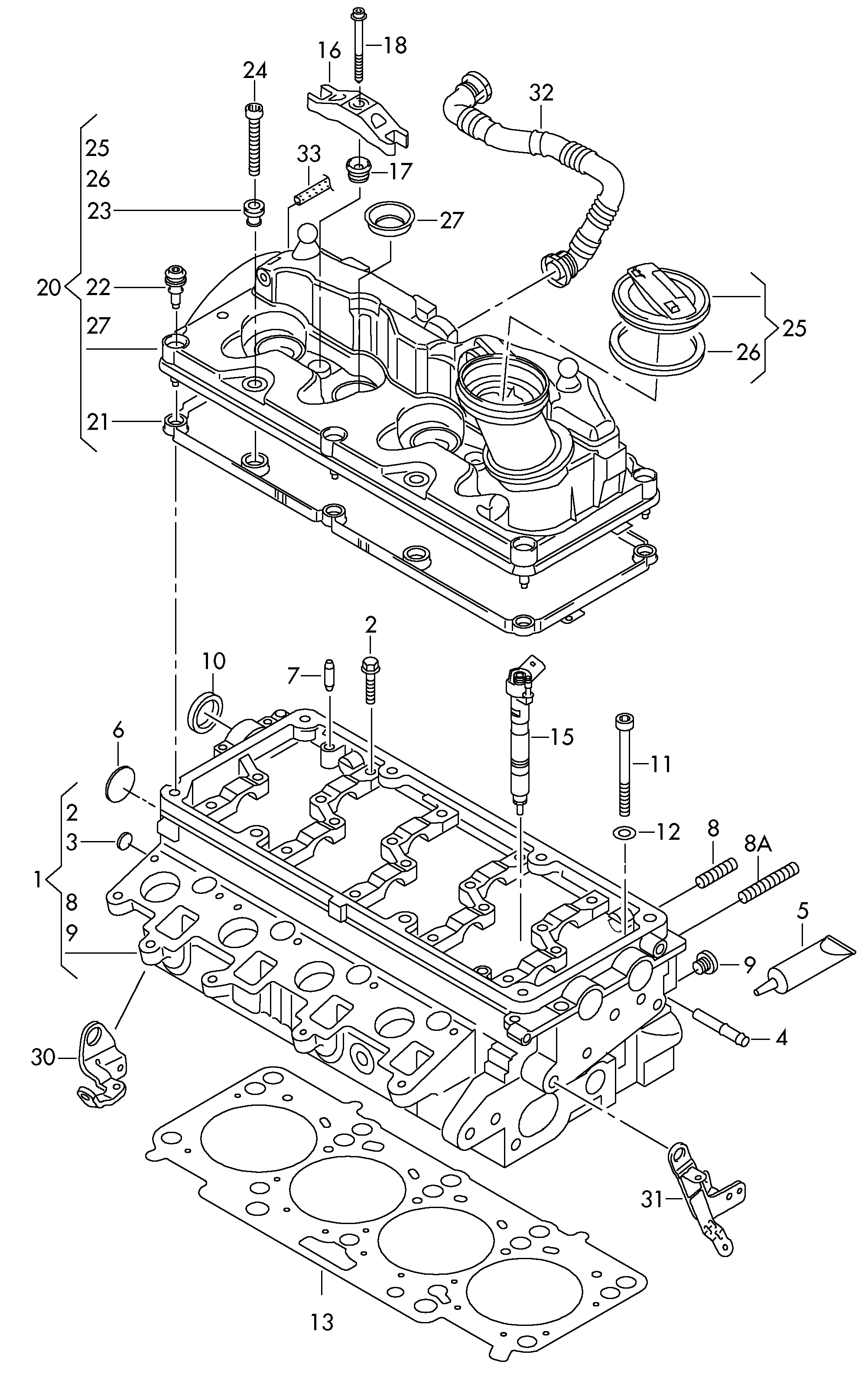 VAG 03L103085C - Yağ keçesi, Eksantrik mili parts5.com