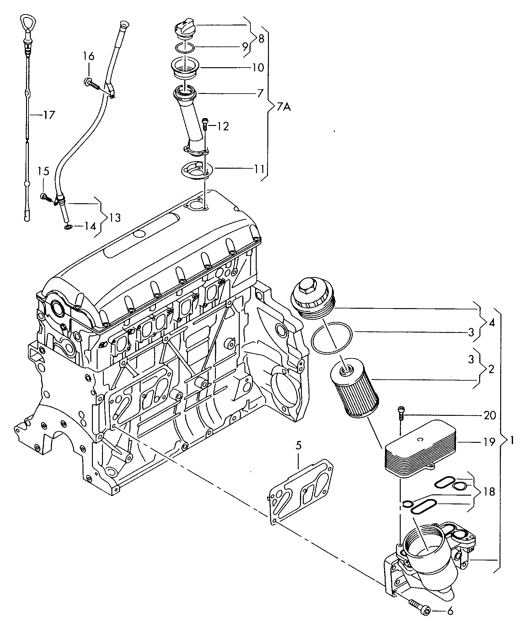 VAG 070115315A - Tömítés, szelepfedél parts5.com