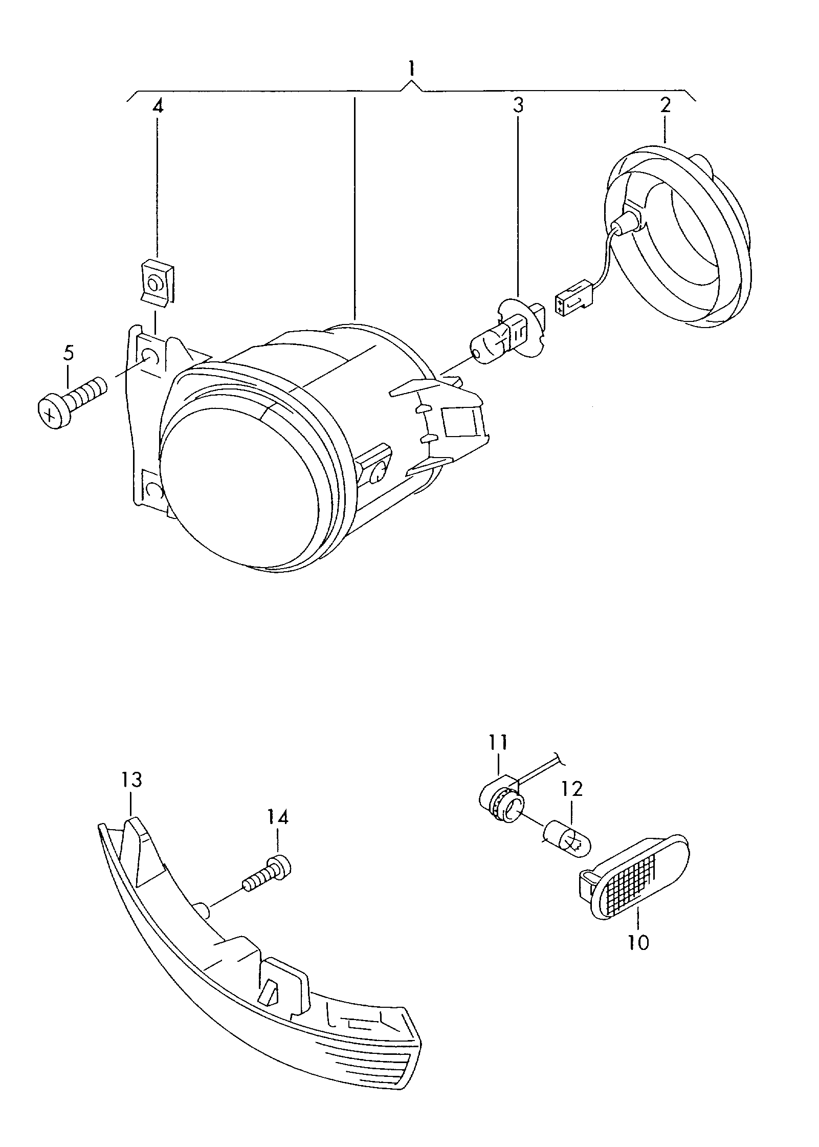 VW 1K0949101 - Semnalizator parts5.com