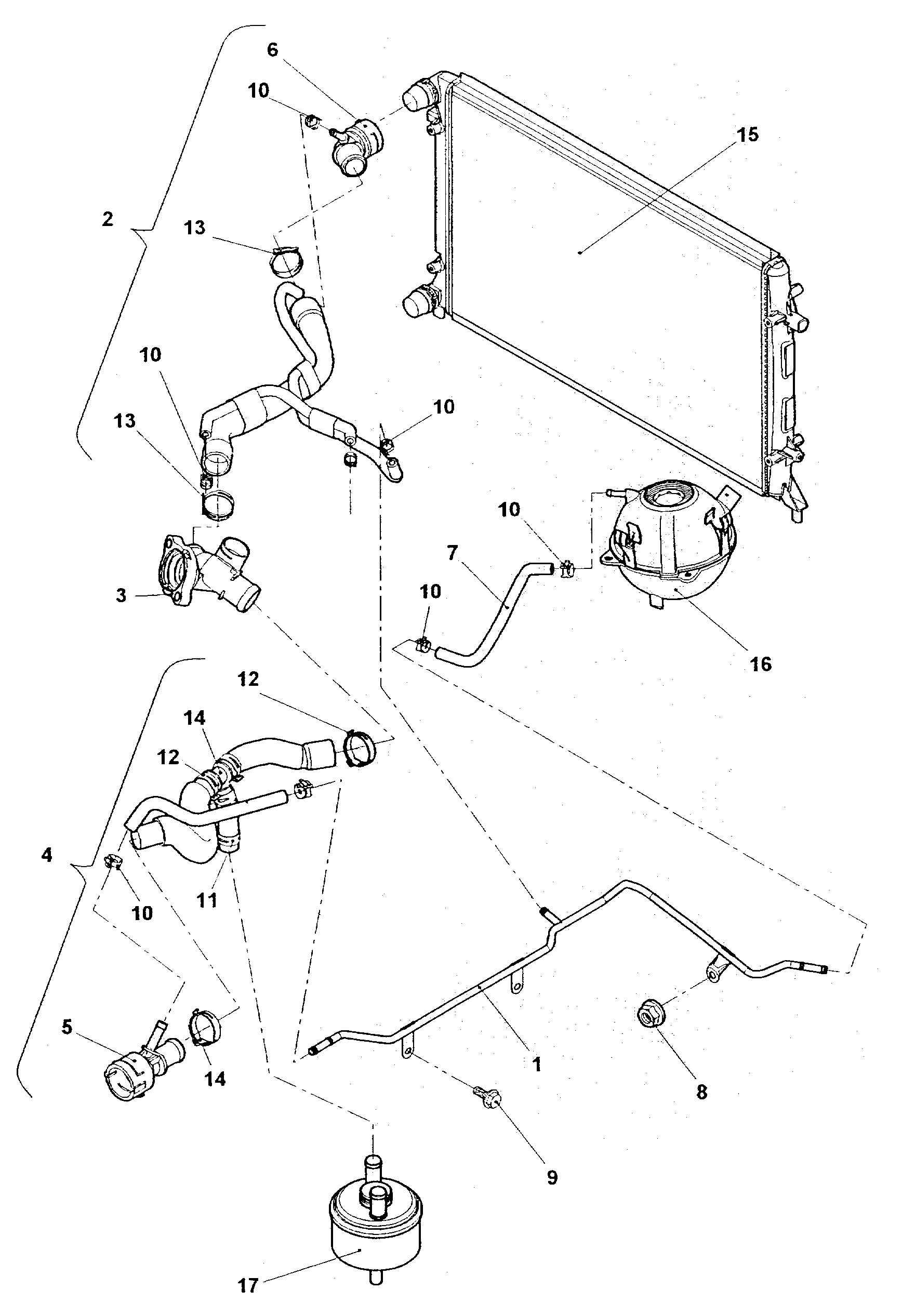 AUDI 1K0121113A - Thermostat, coolant parts5.com