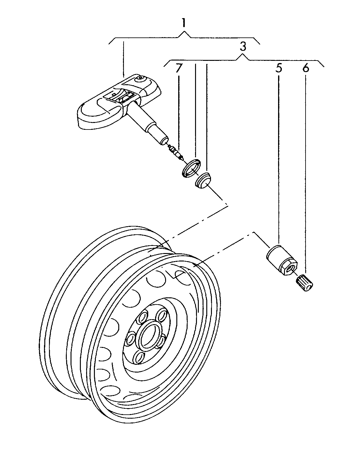 VAG 1K0 998 275 - İmpuls vericisi, krank mili parts5.com