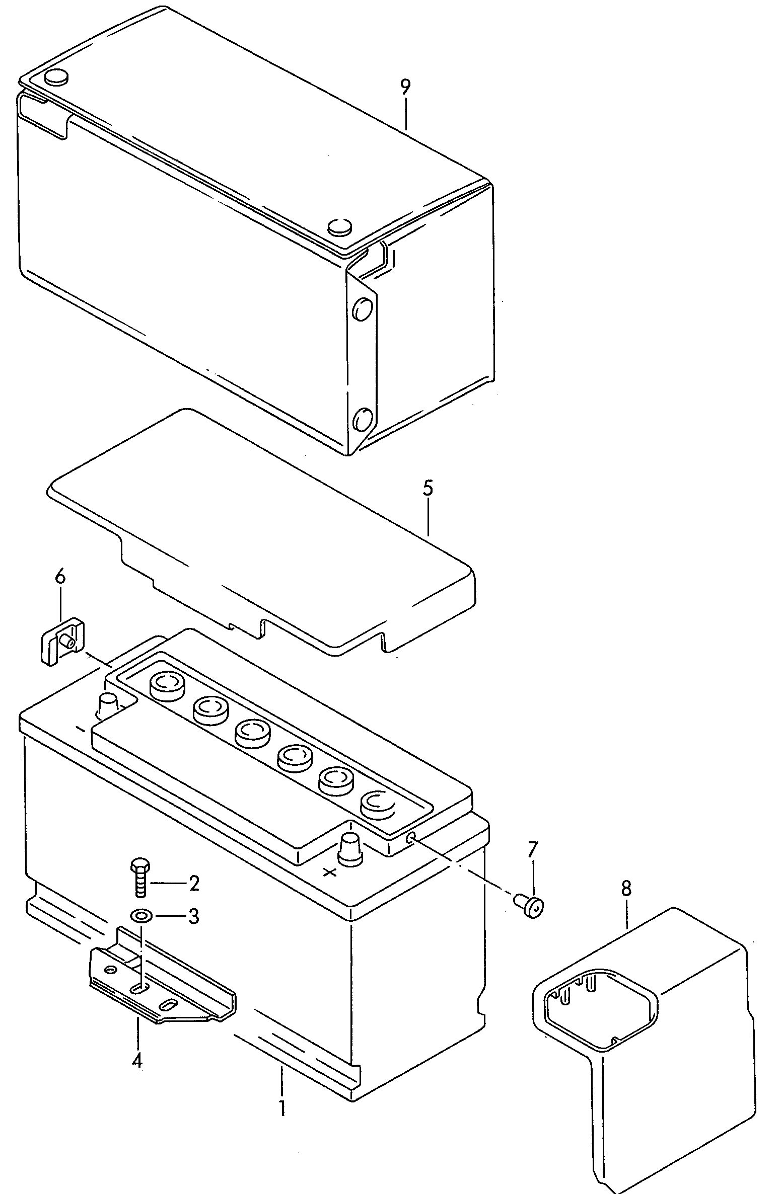 VW 000 915 105 AA - Batterie de démarrage parts5.com