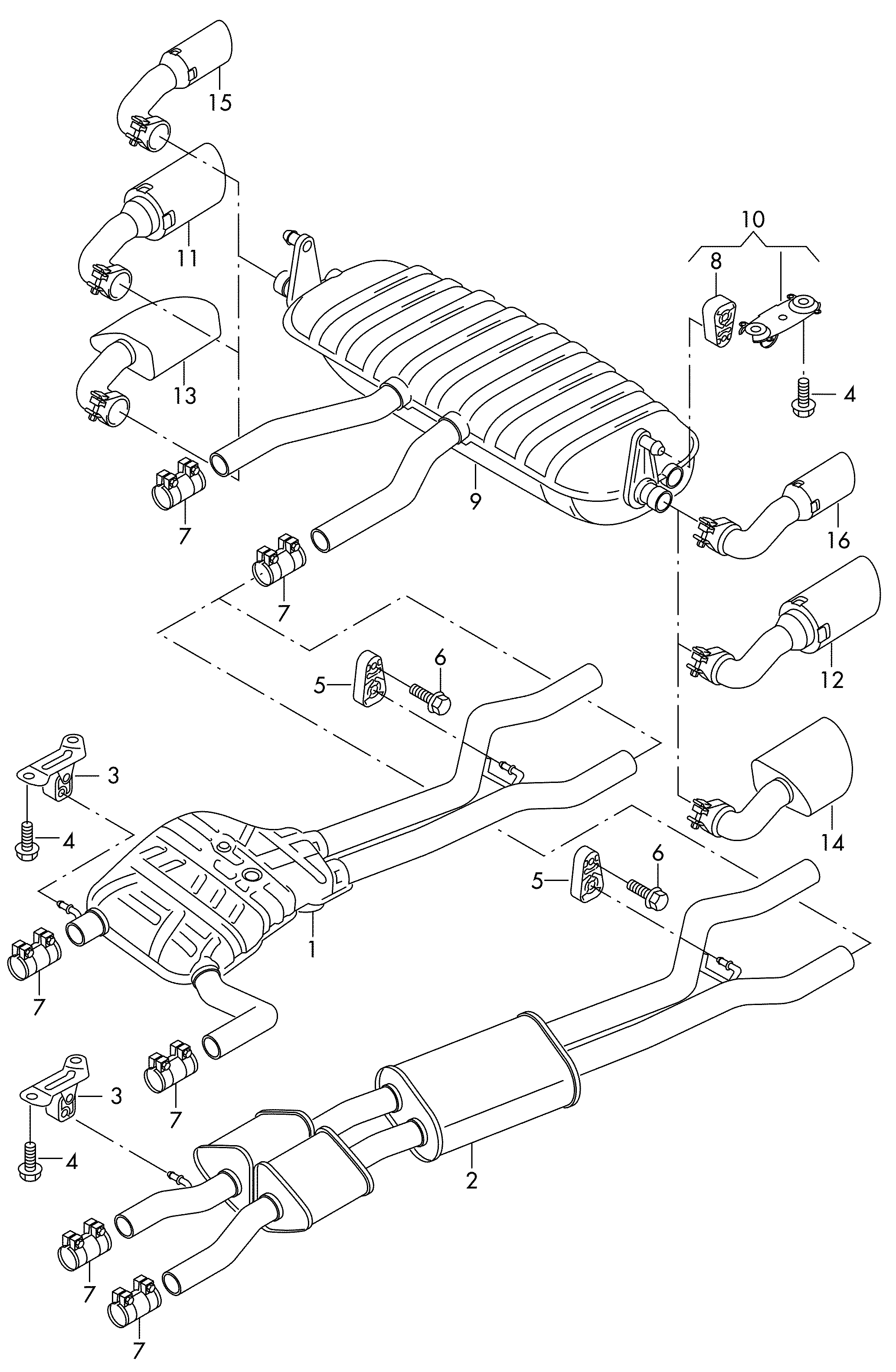 CUPRA 1K0 253 141S - Cijevna spojnica, ispušni sustav parts5.com