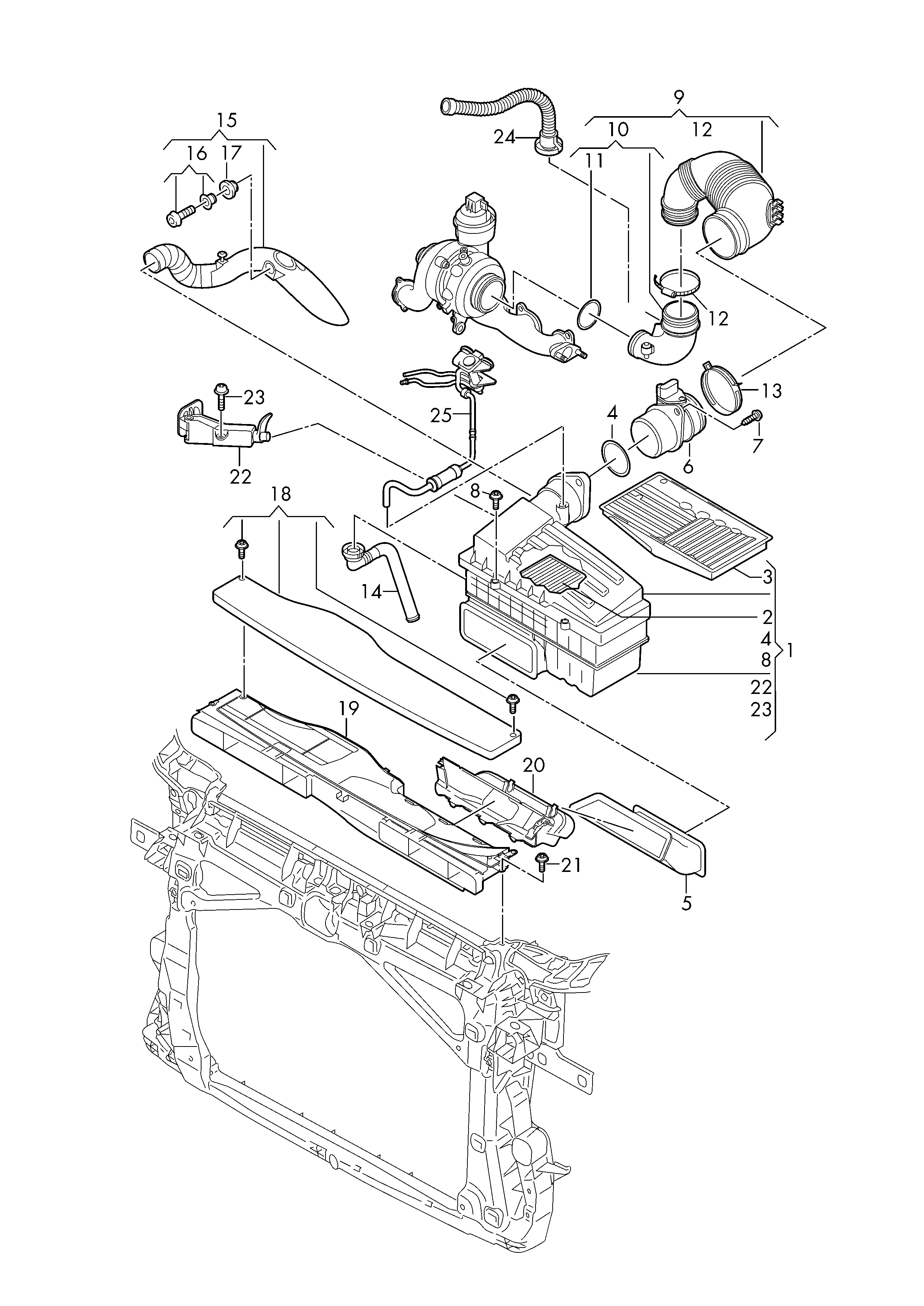 Skoda 5Q0129620C - Filtru aer parts5.com