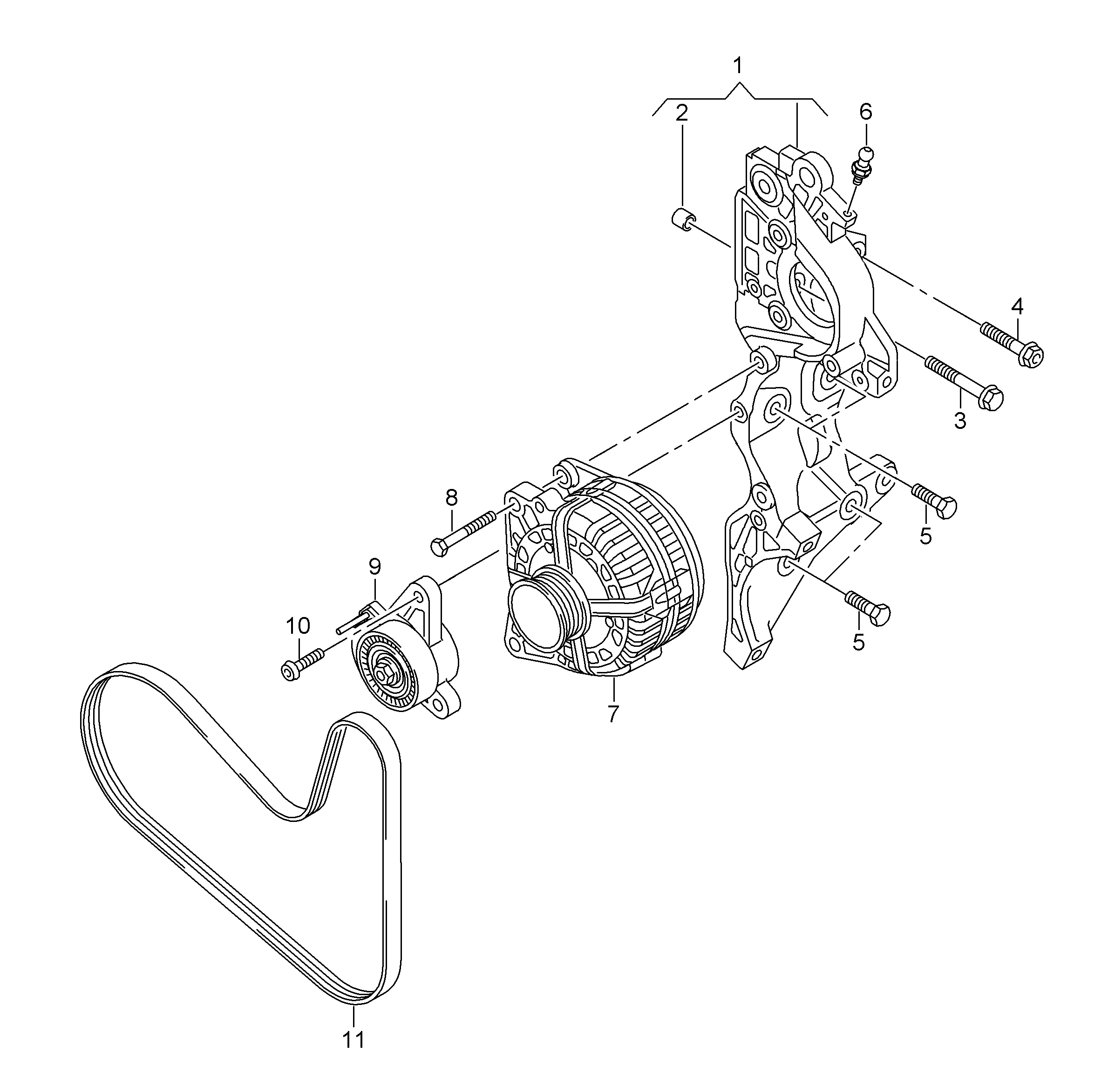 Seat 04L 903 315 K - Rolka kierunkowa / prowadząca, pasek klinowy zębaty parts5.com