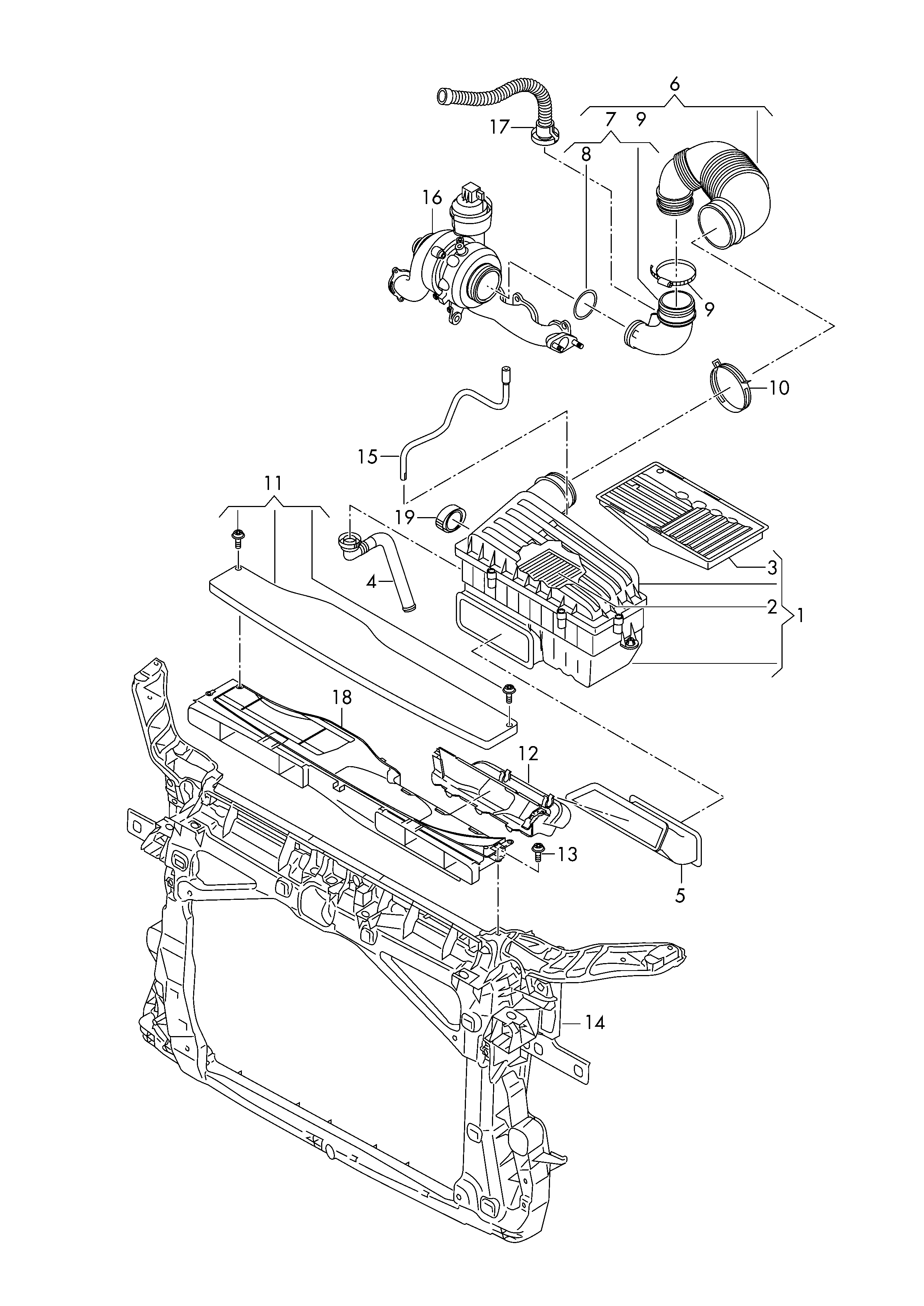 Seat 5QM 129 620 - Filtro de aire parts5.com