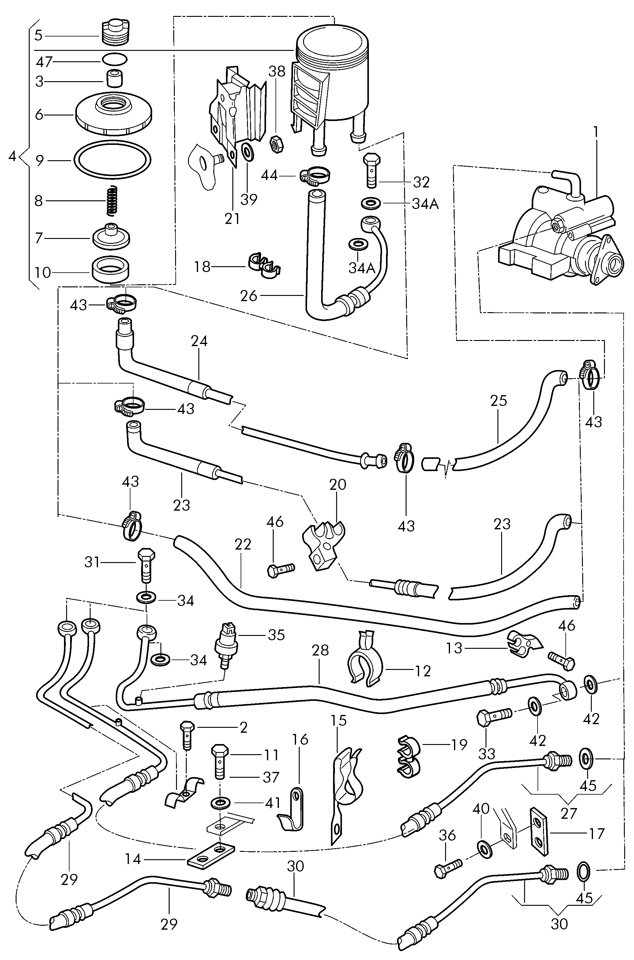 VW G   002 000 - Olej do hydrauliki centralnej parts5.com