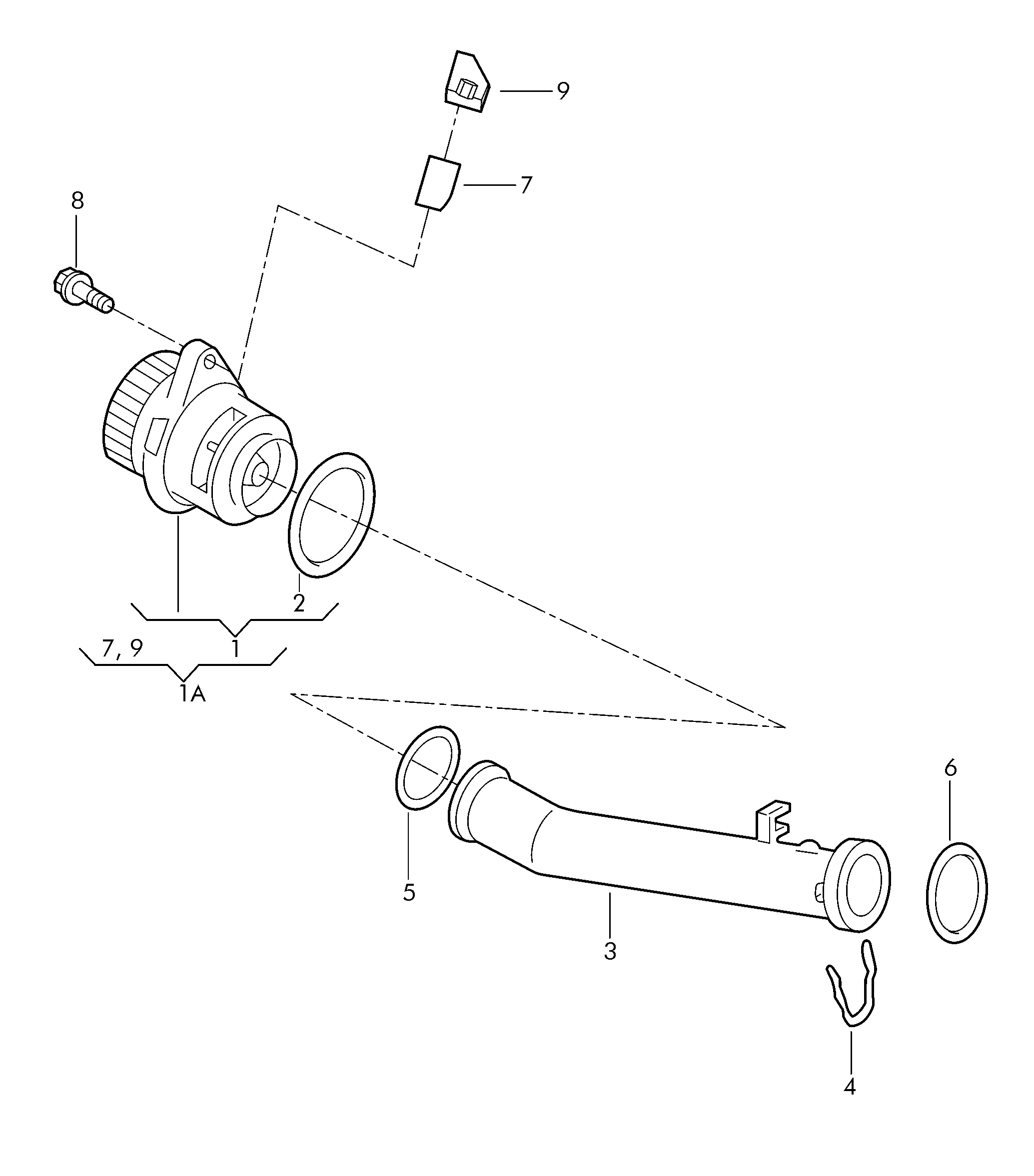 VW 030 121 008 M - Vodna crpalka parts5.com