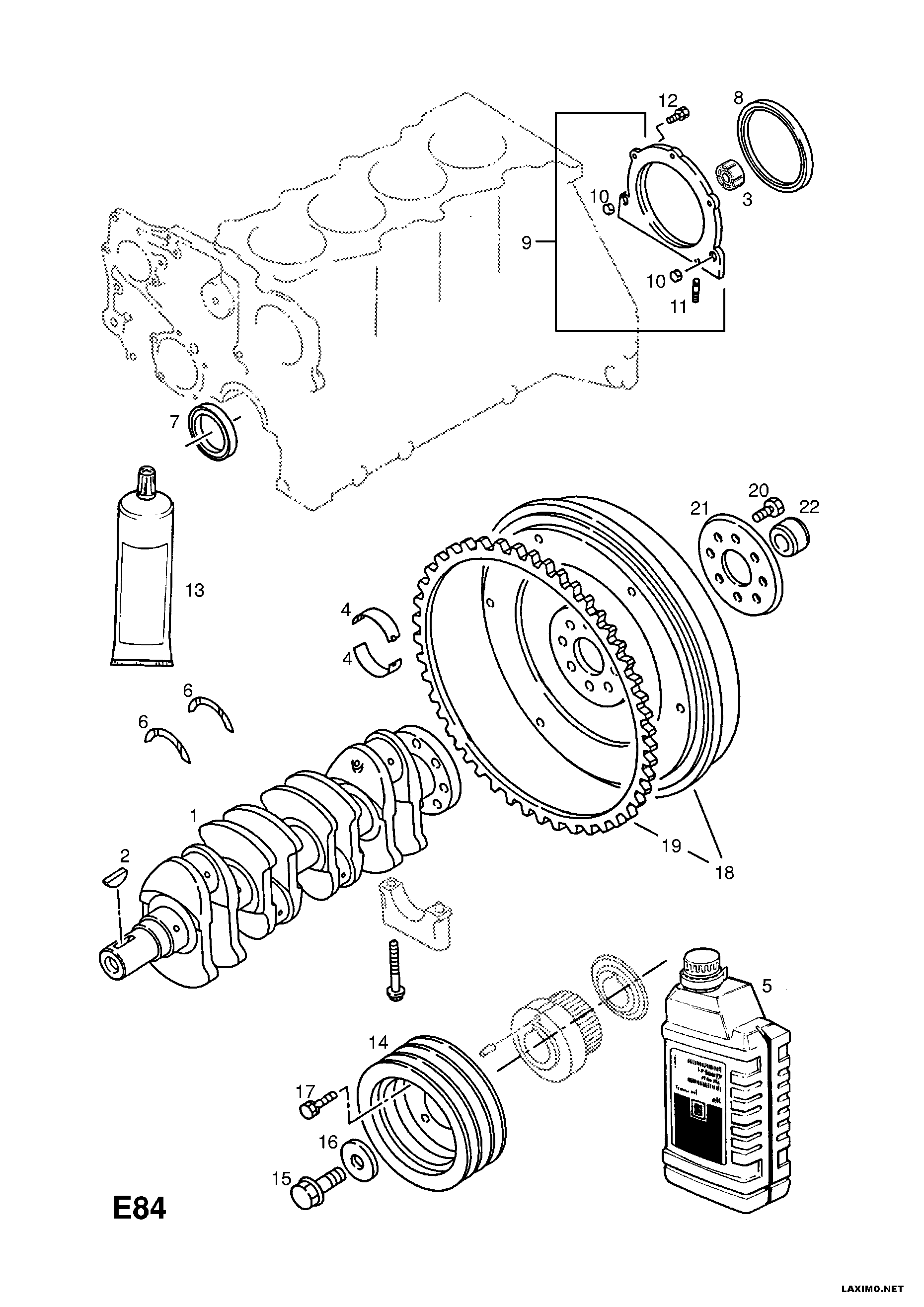 Opel 6 14 822 - Simering, ax cu came parts5.com