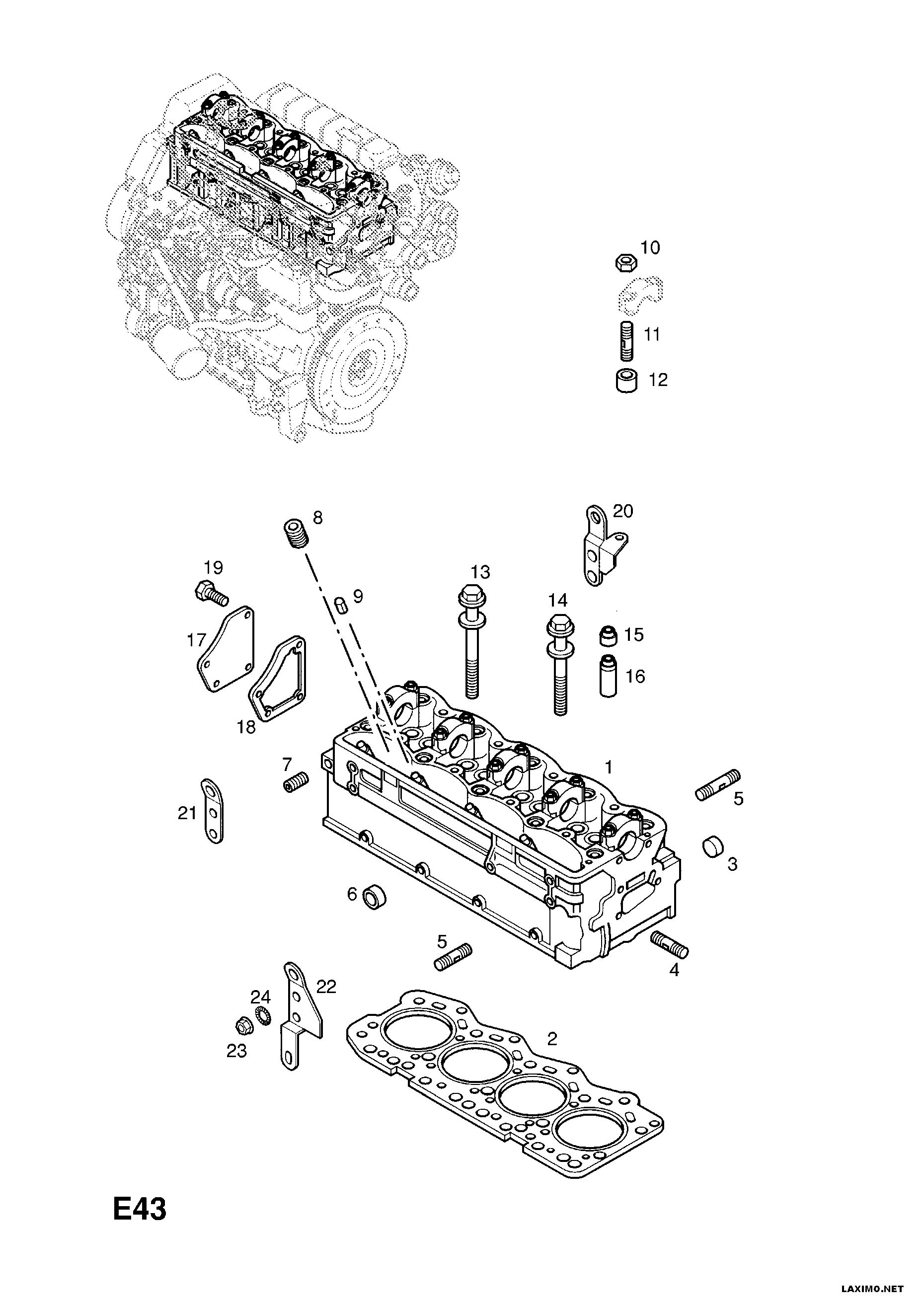 Opel 44 03 139 - Rõngastihend,klapisäär parts5.com