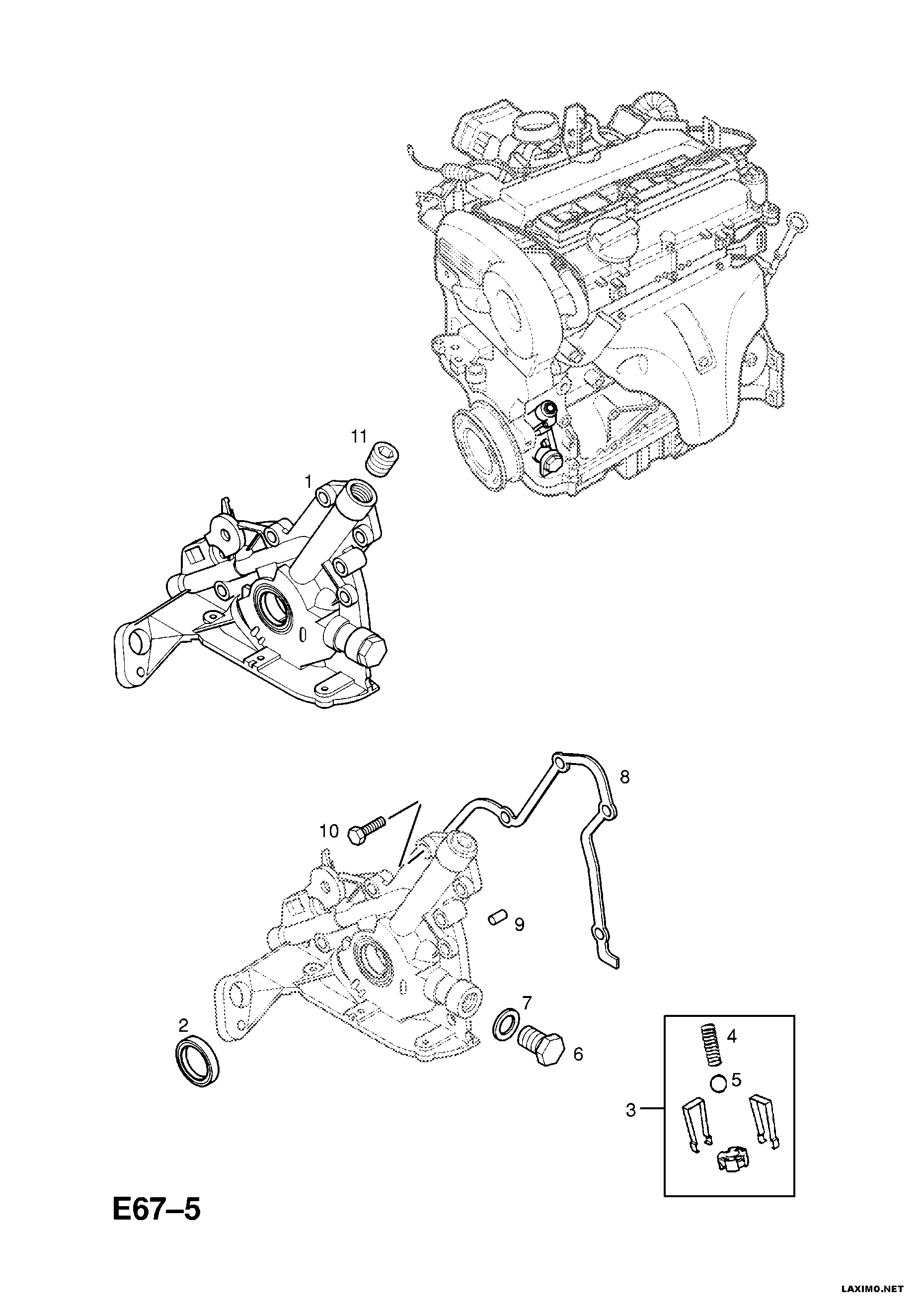 Vauxhall 6 46 260 - Tömítőgyűrű, főtengely parts5.com